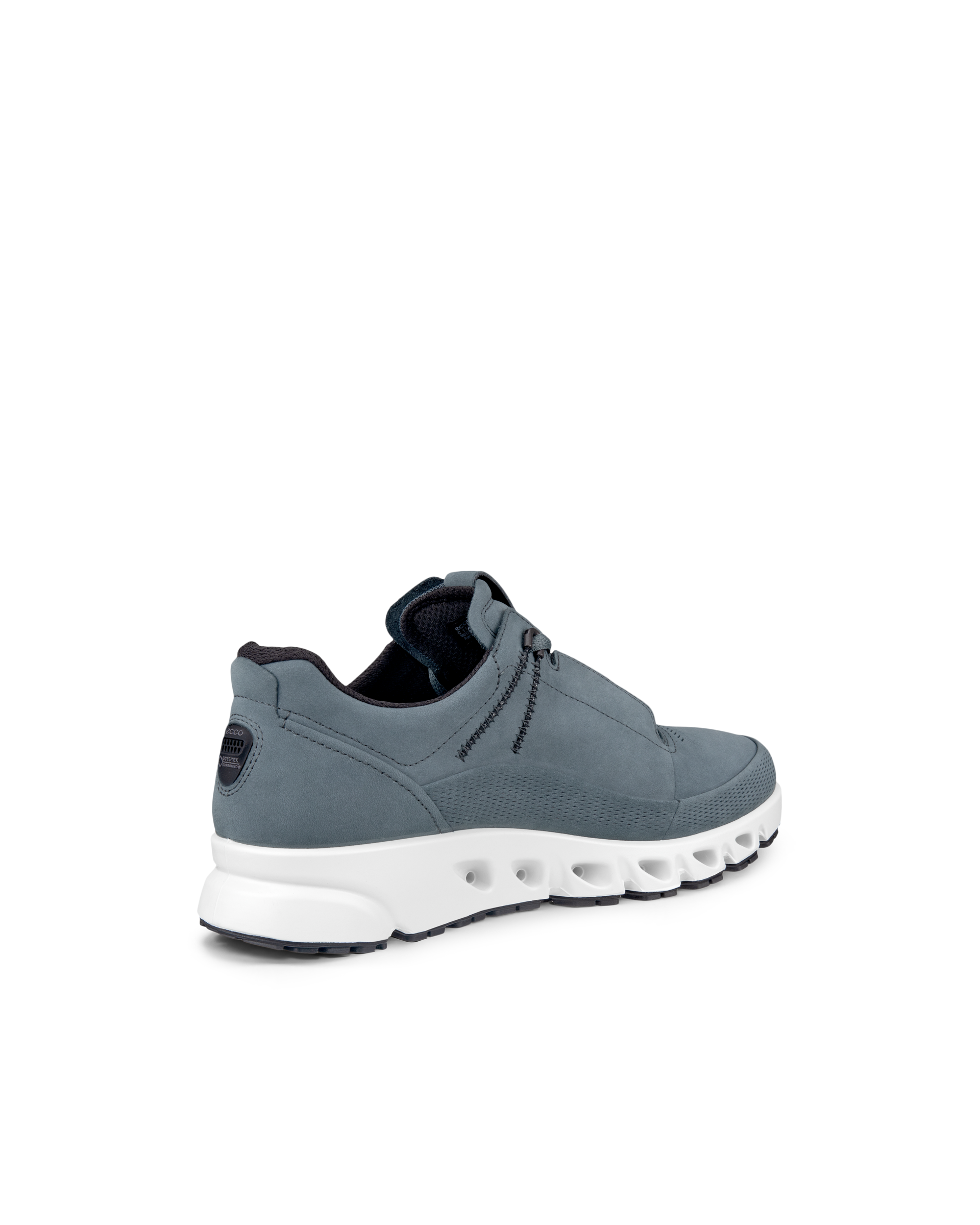 ECCO Multi Vent Low メンズ レザーGore-Texアウトドアスニーカー - ブルー - Back