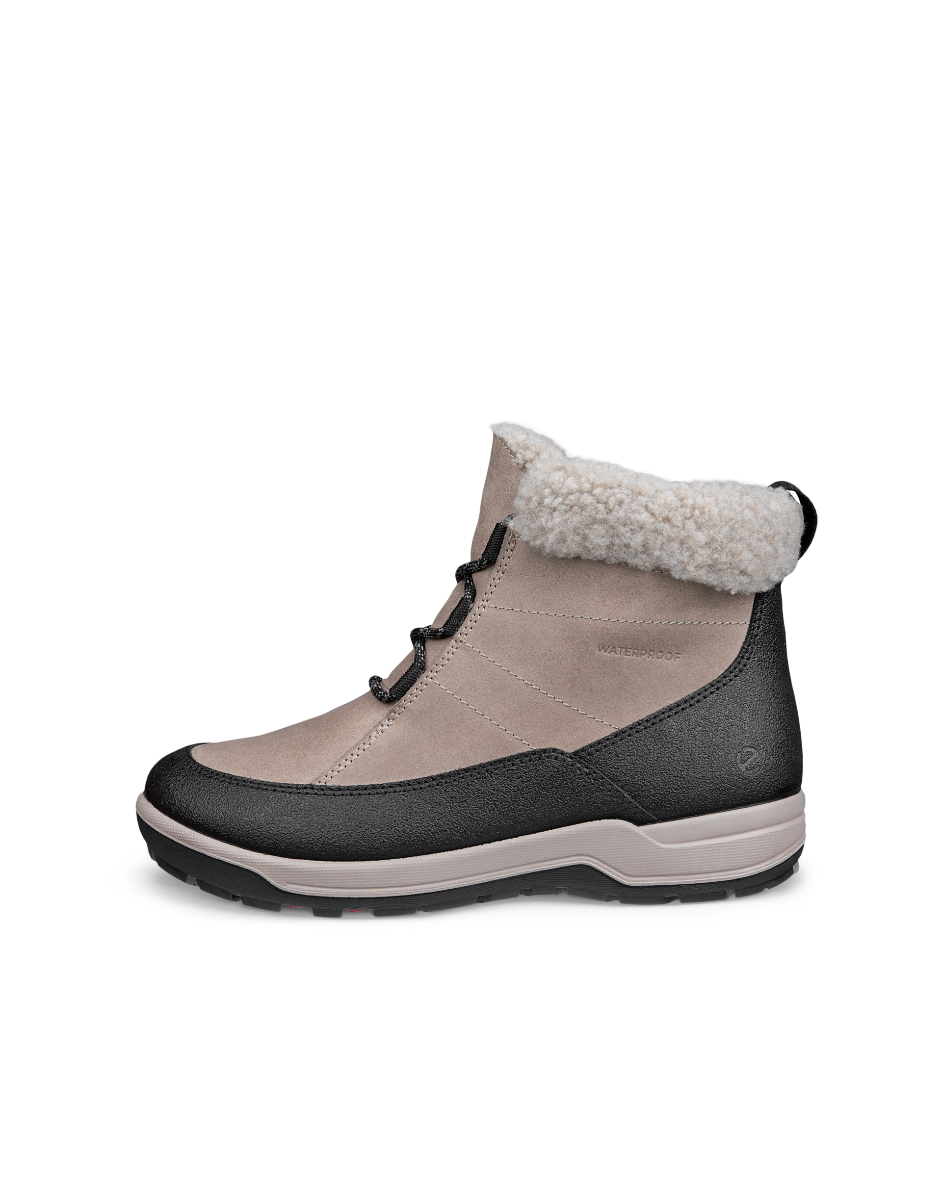 ECCO Trace Lite - Women's Nubuck Waterproof Winter Boot - Gray - 11-11.5