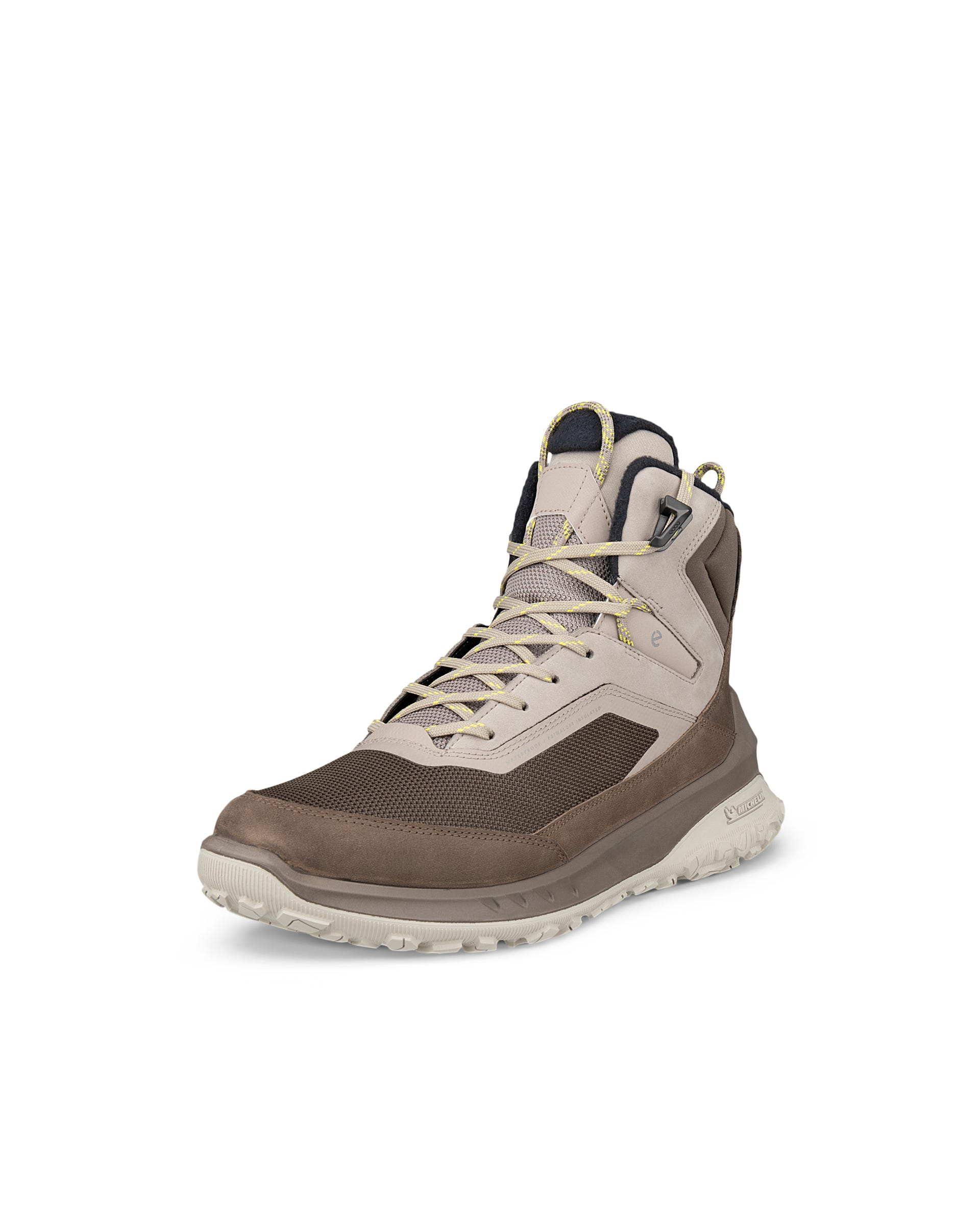 ECCO® ULT-TRN chaussures de randonnée imperméable de plein air mi-hautes en nubuck pour femme - Marron - Main