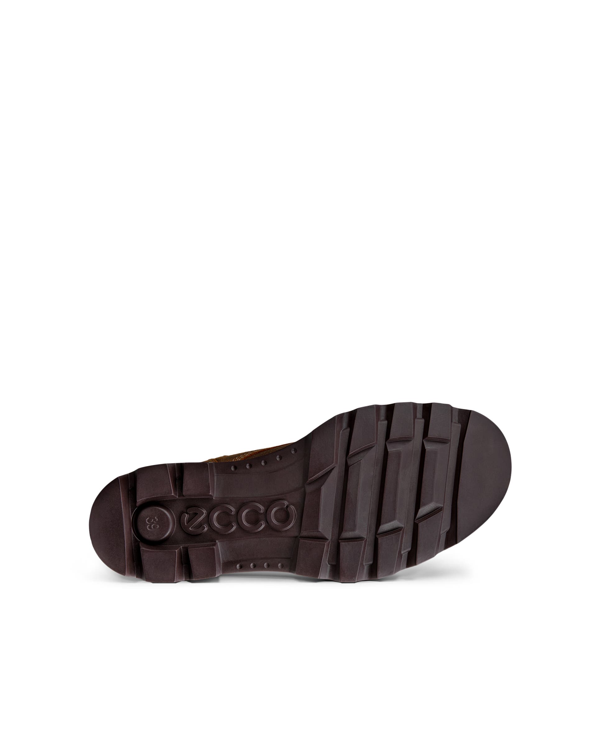 ECCO® Grainer Snörkänga i skinn dam - Brun - Sole