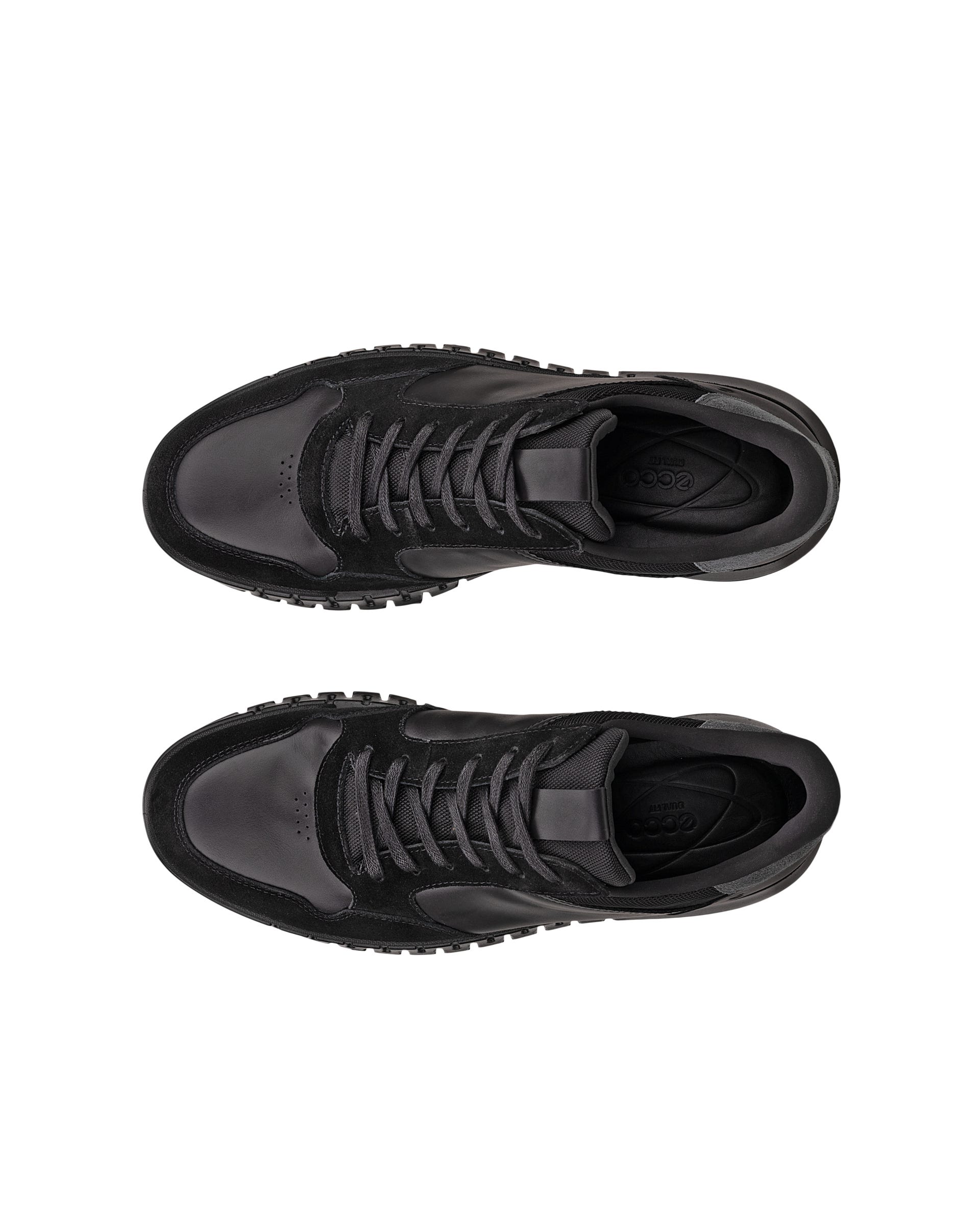 Men's ECCO® Gruuv Studio Leather Hybrid Wingtip Derby Sneaker