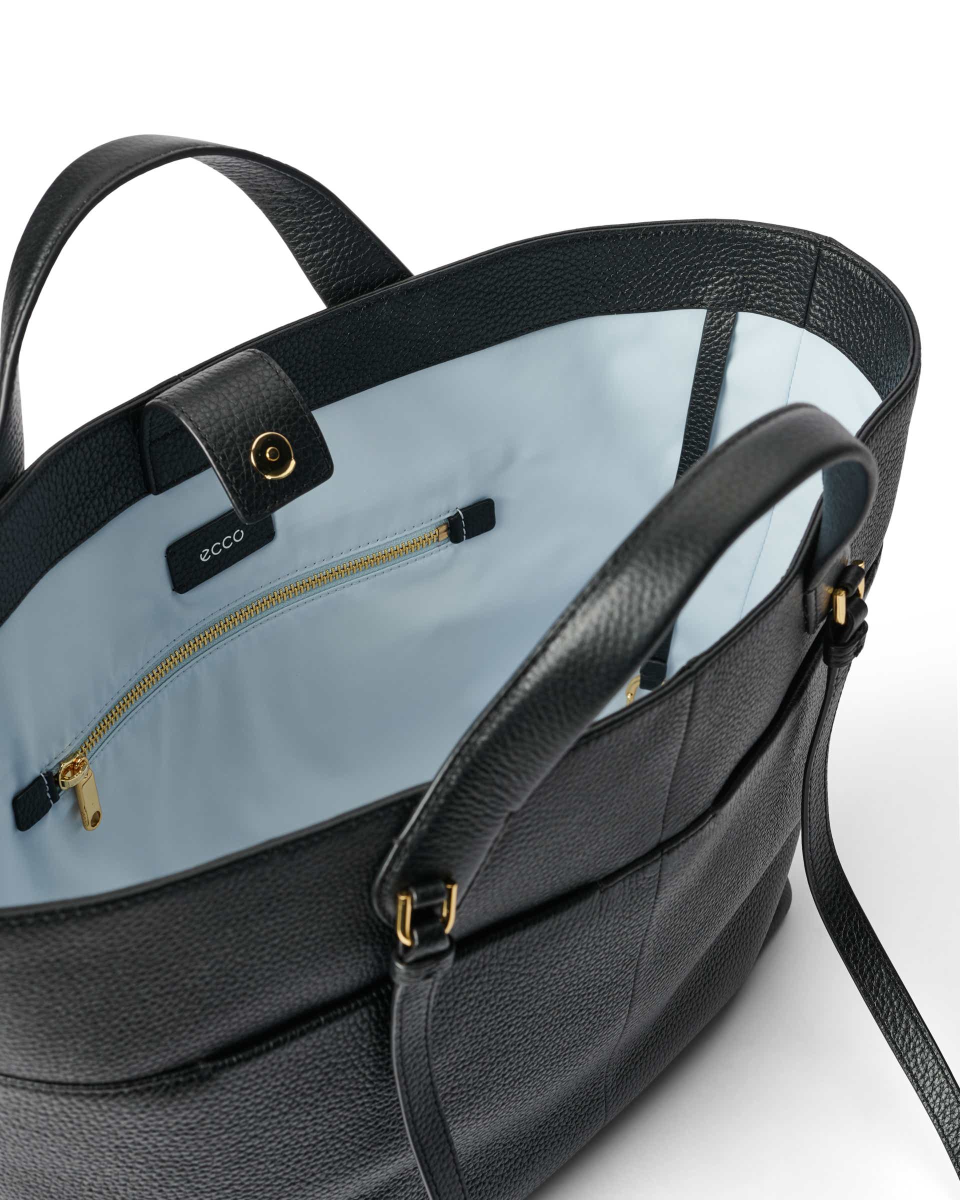 Bolso tote piel ECCO® - Negro - Inside