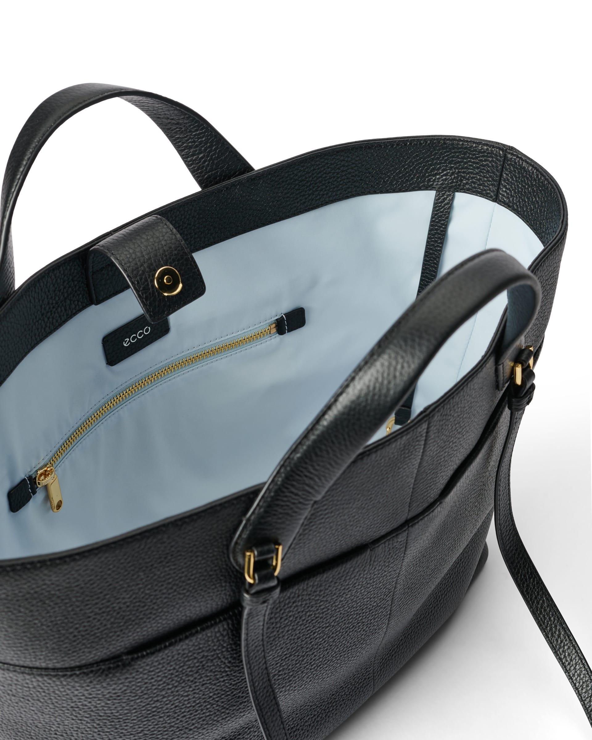 Bolso tote piel ECCO® - Negro - Inside