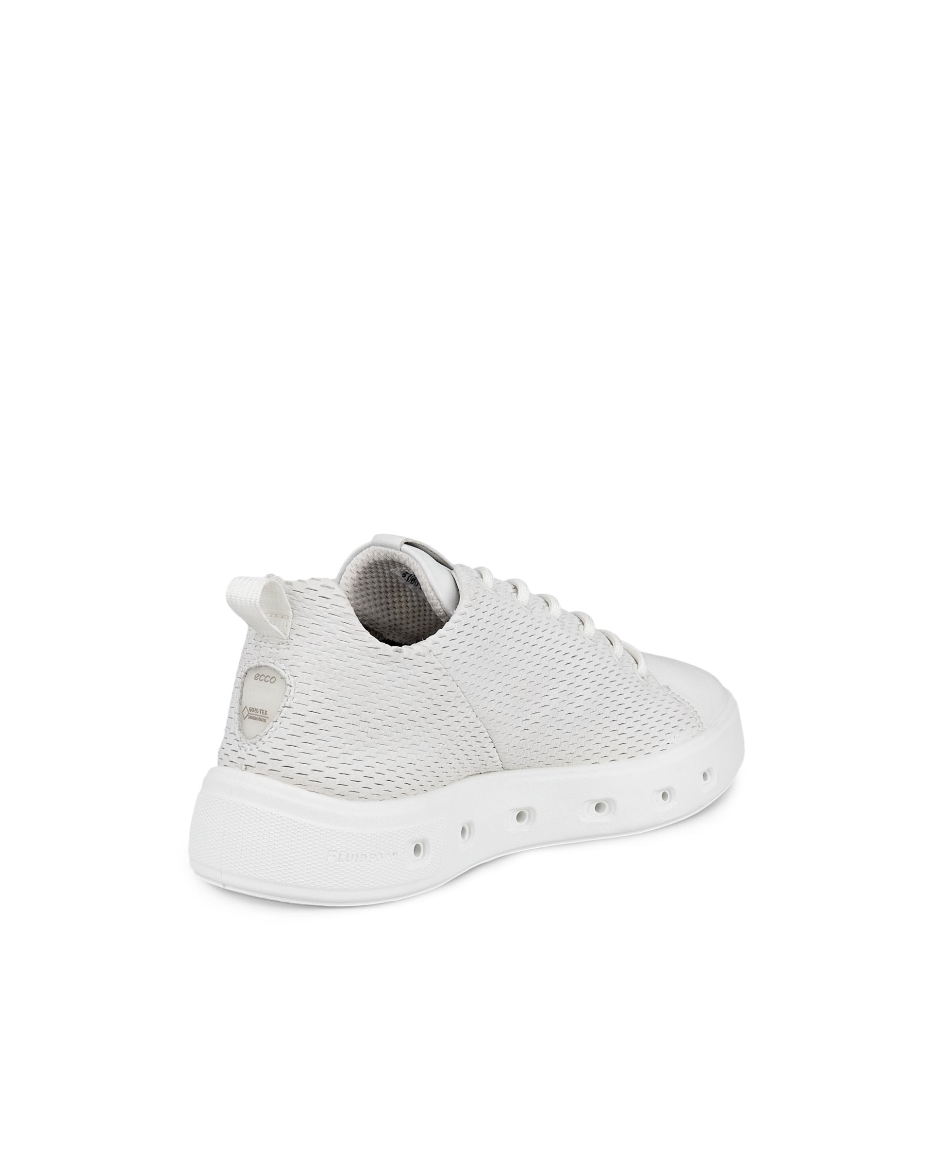 ECCO® Street 720 Skinnsneaker med Gore-Tex dam - Vit - Back
