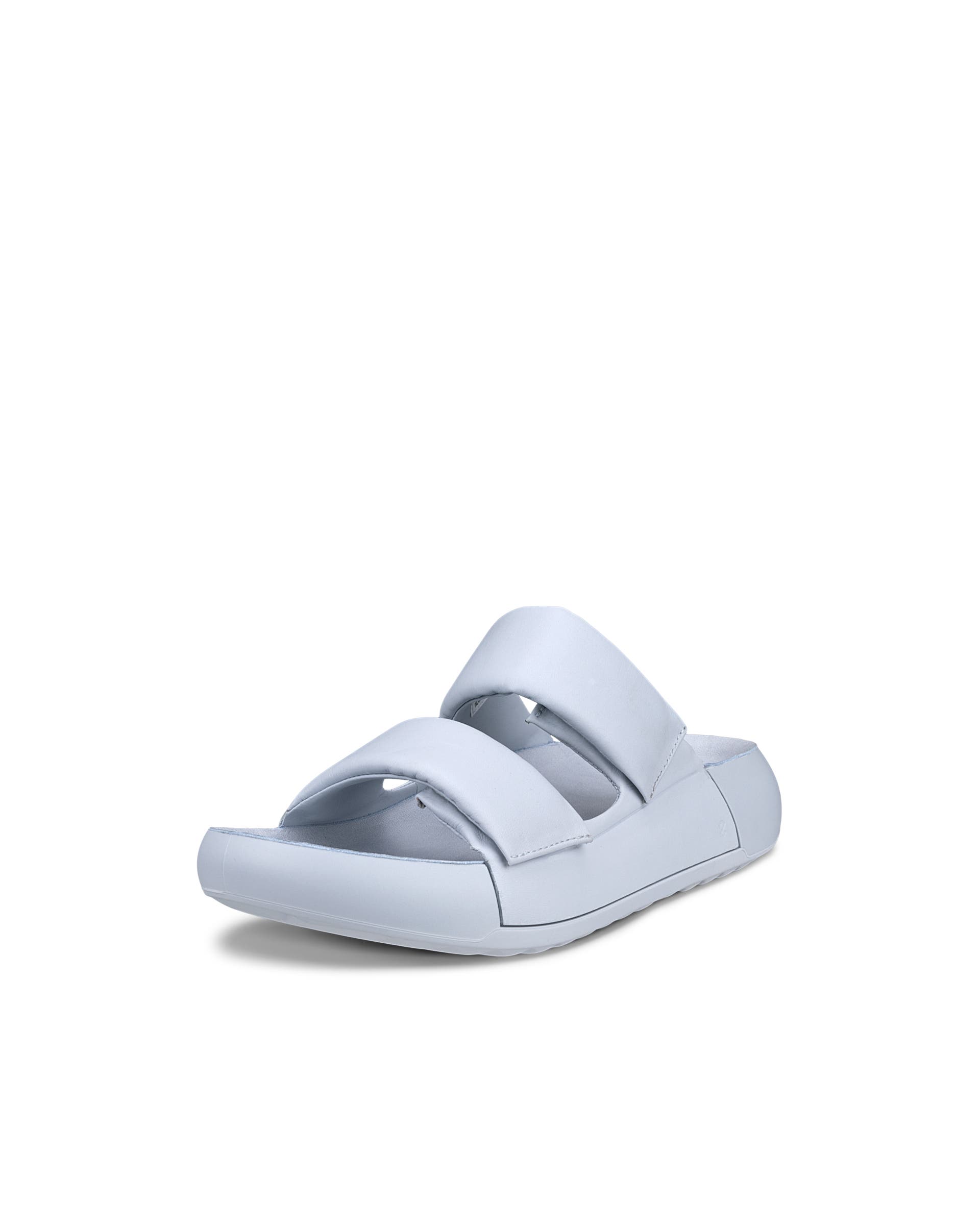 ECCO Cozmo Sandal PF ウィメンズ レザー2ストラップサンダル - ブルー - Main