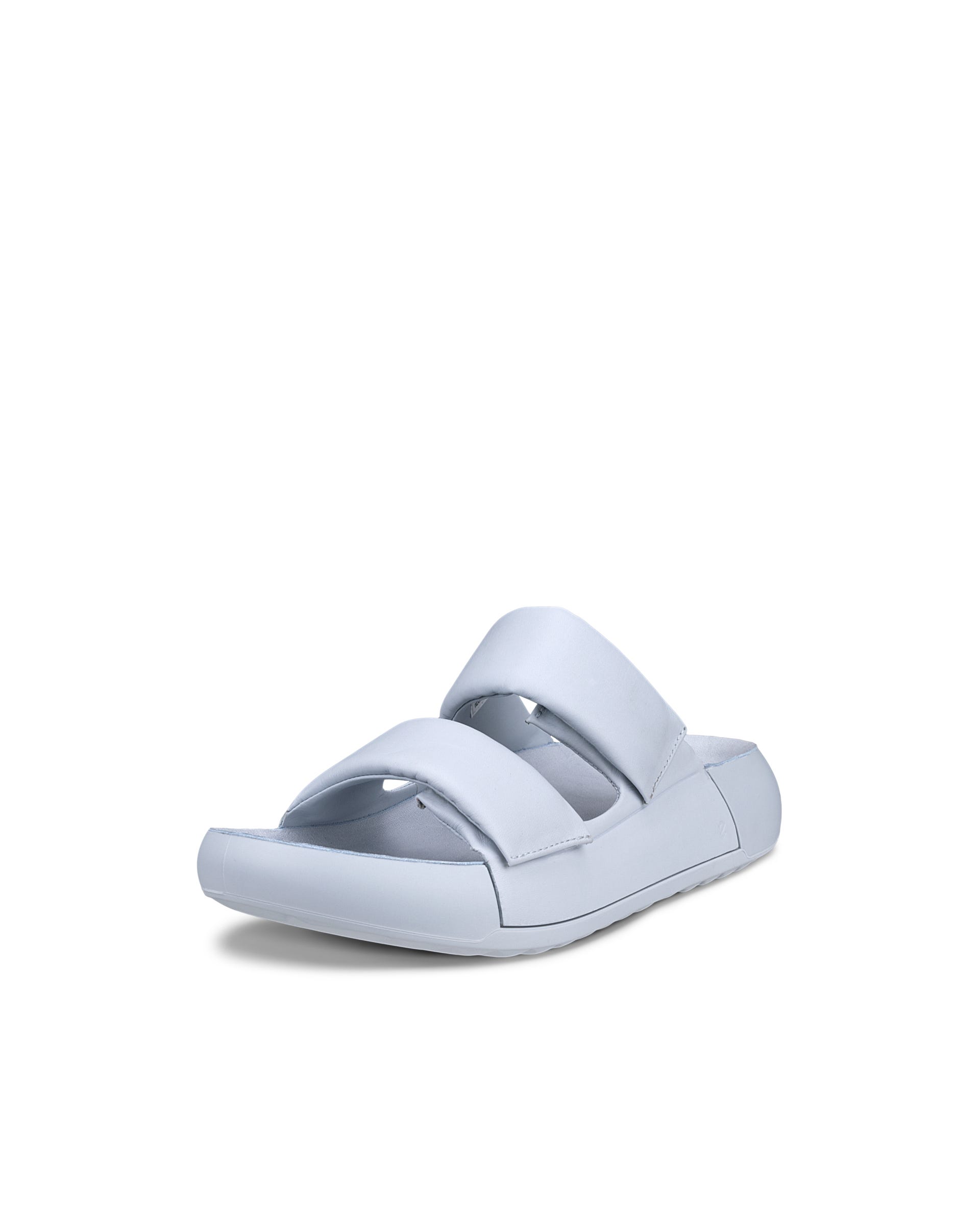 ECCO Cozmo Sandal PF ウィメンズ レザー2ストラップサンダル - ブルー - Main