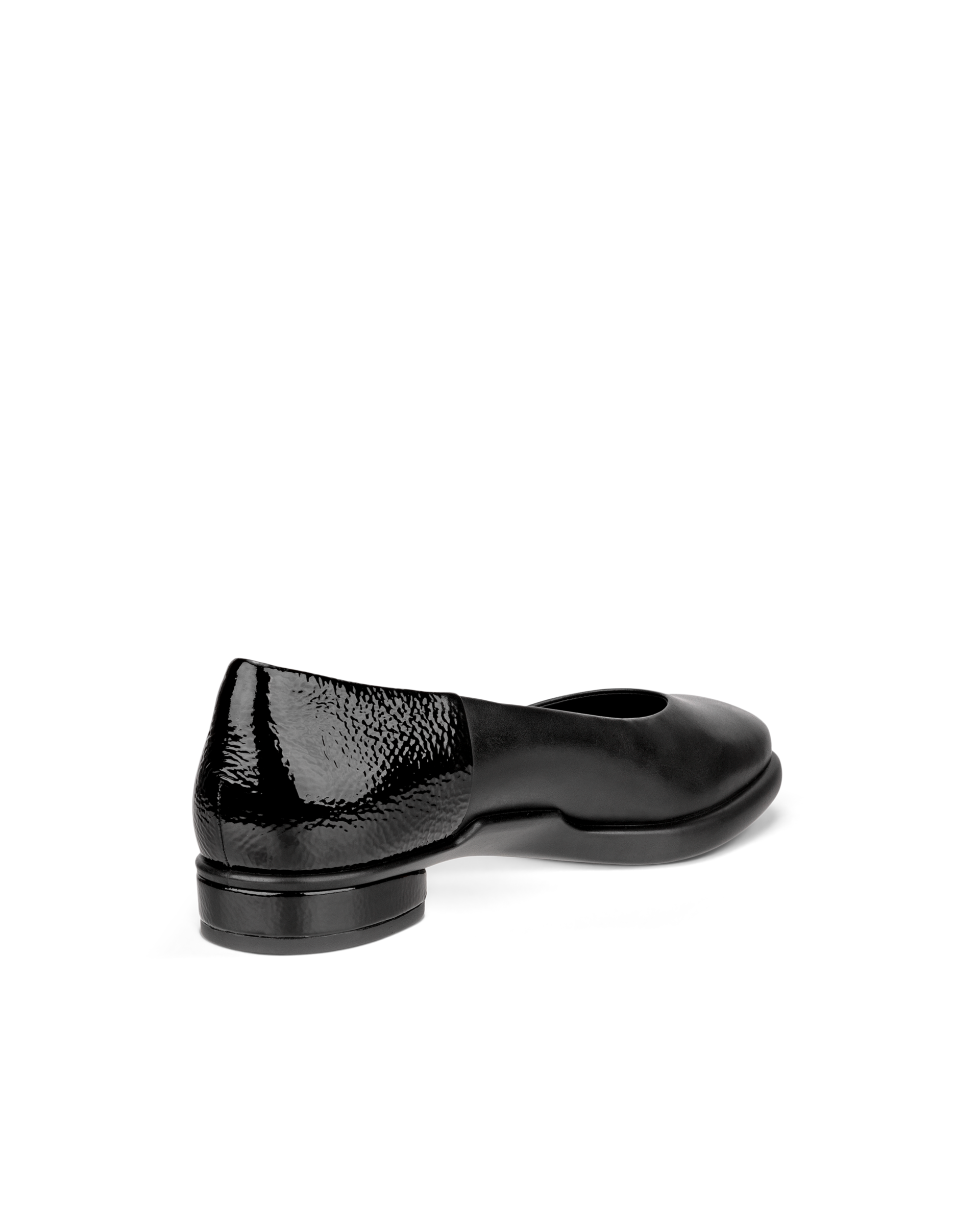 Women's ECCOยฎ Sculpted LX Leather Ballerina - Black - Back