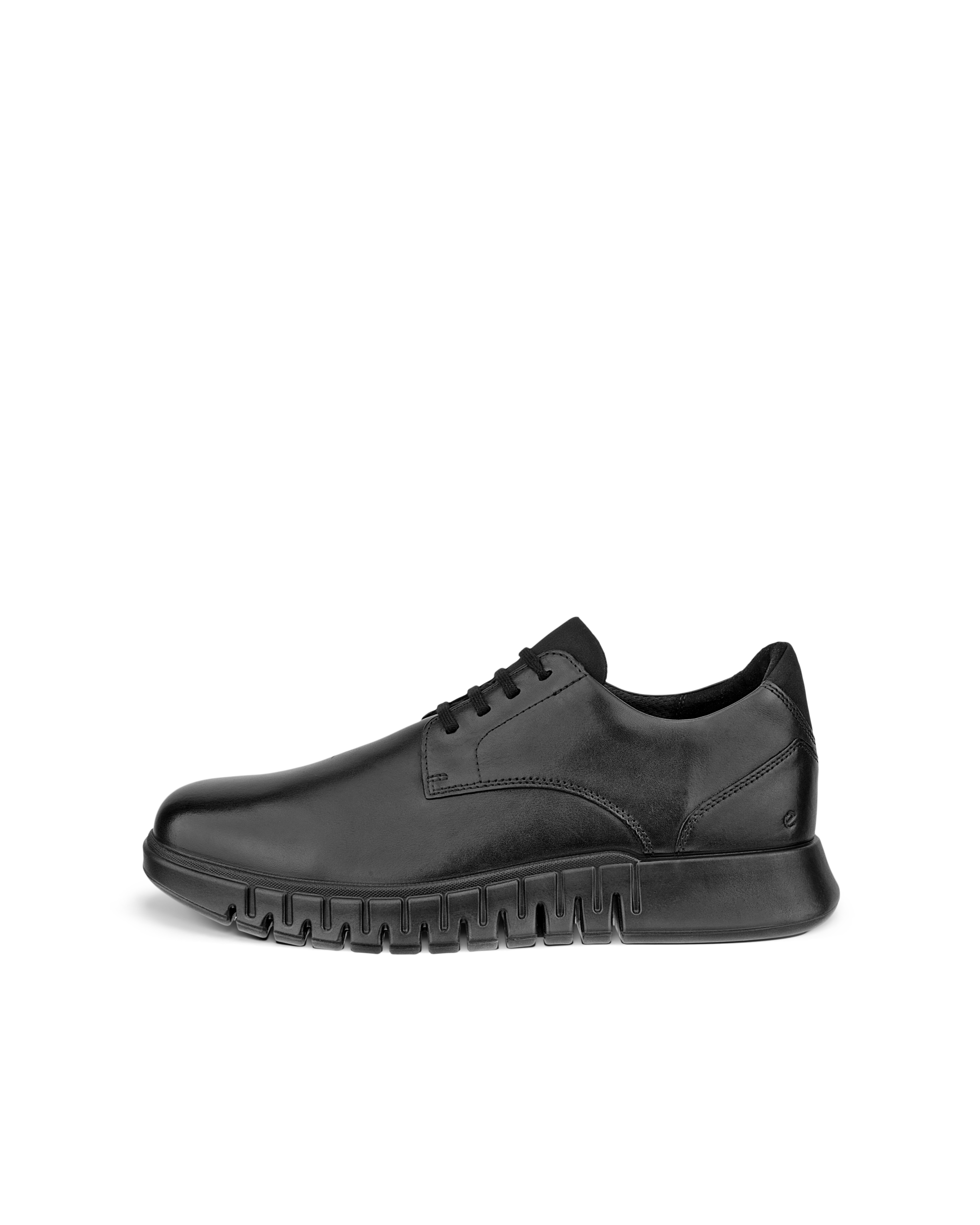 Men's ECCO® Gruuv Studio Leather Slip-On - Black - Outside