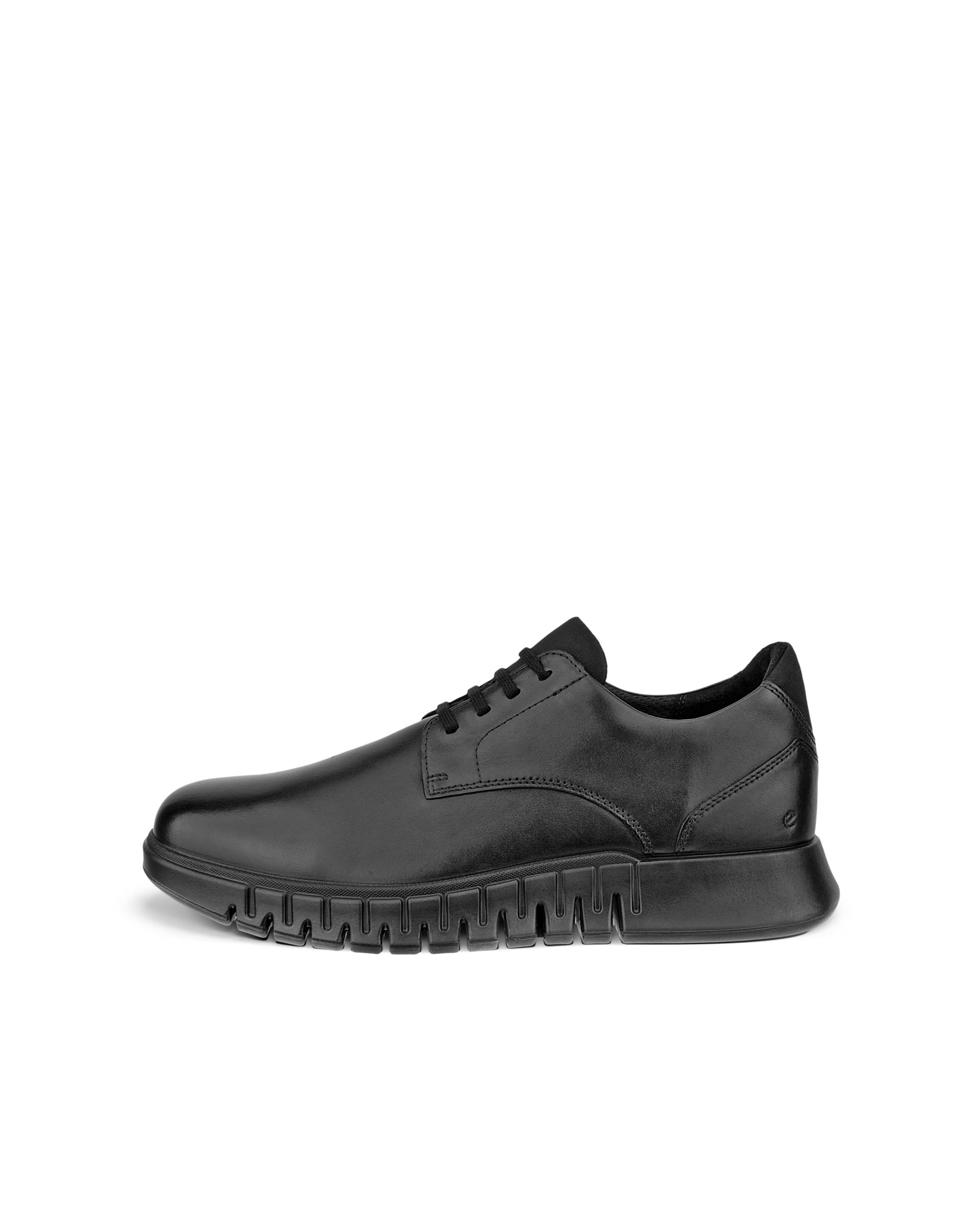 Men's ECCO® Gruuv Studio Leather Slip-On - Black - Outside