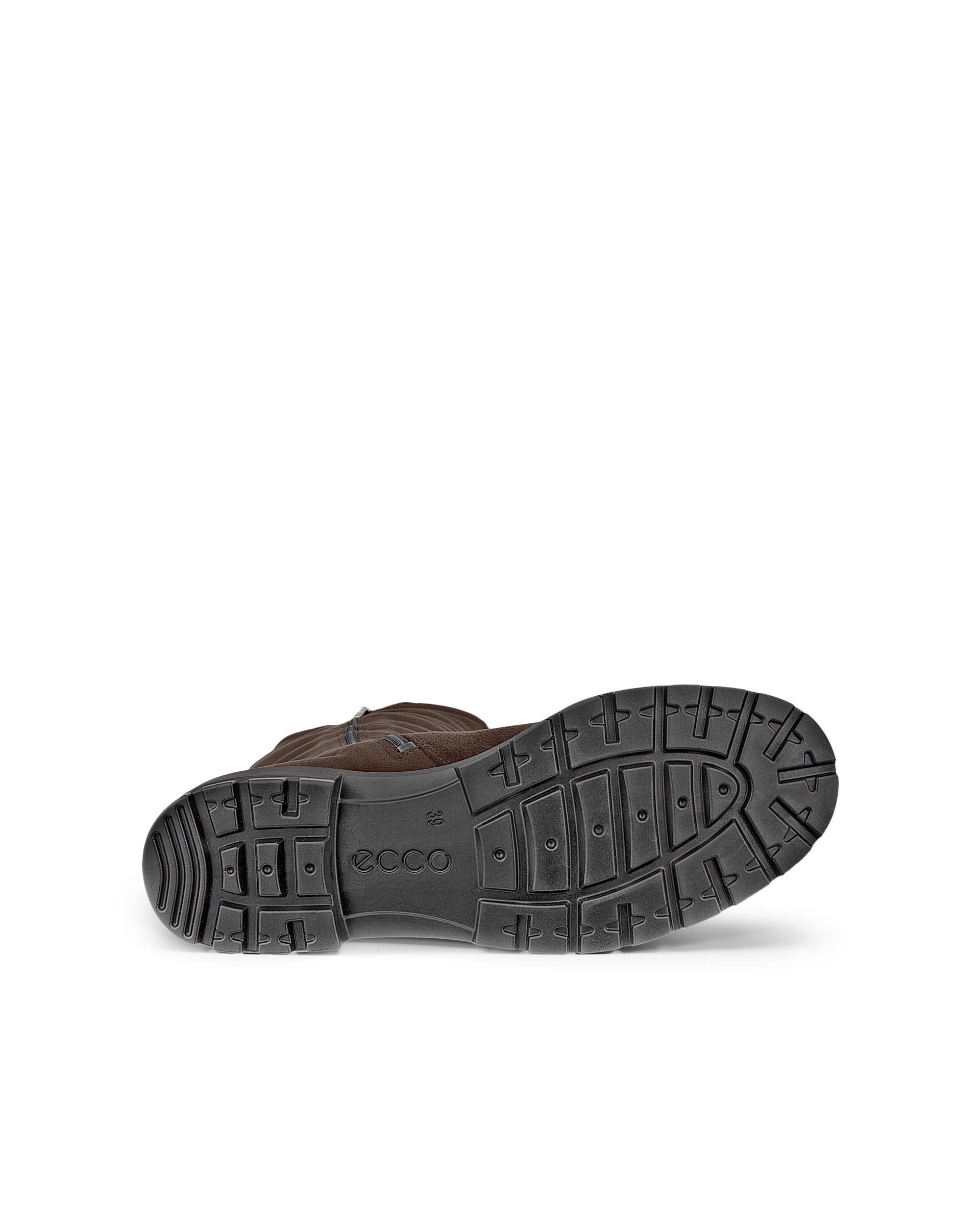 Women's ECCO® METROPOLE VIENNA Textile High-Cut Boot - Brown - Sole