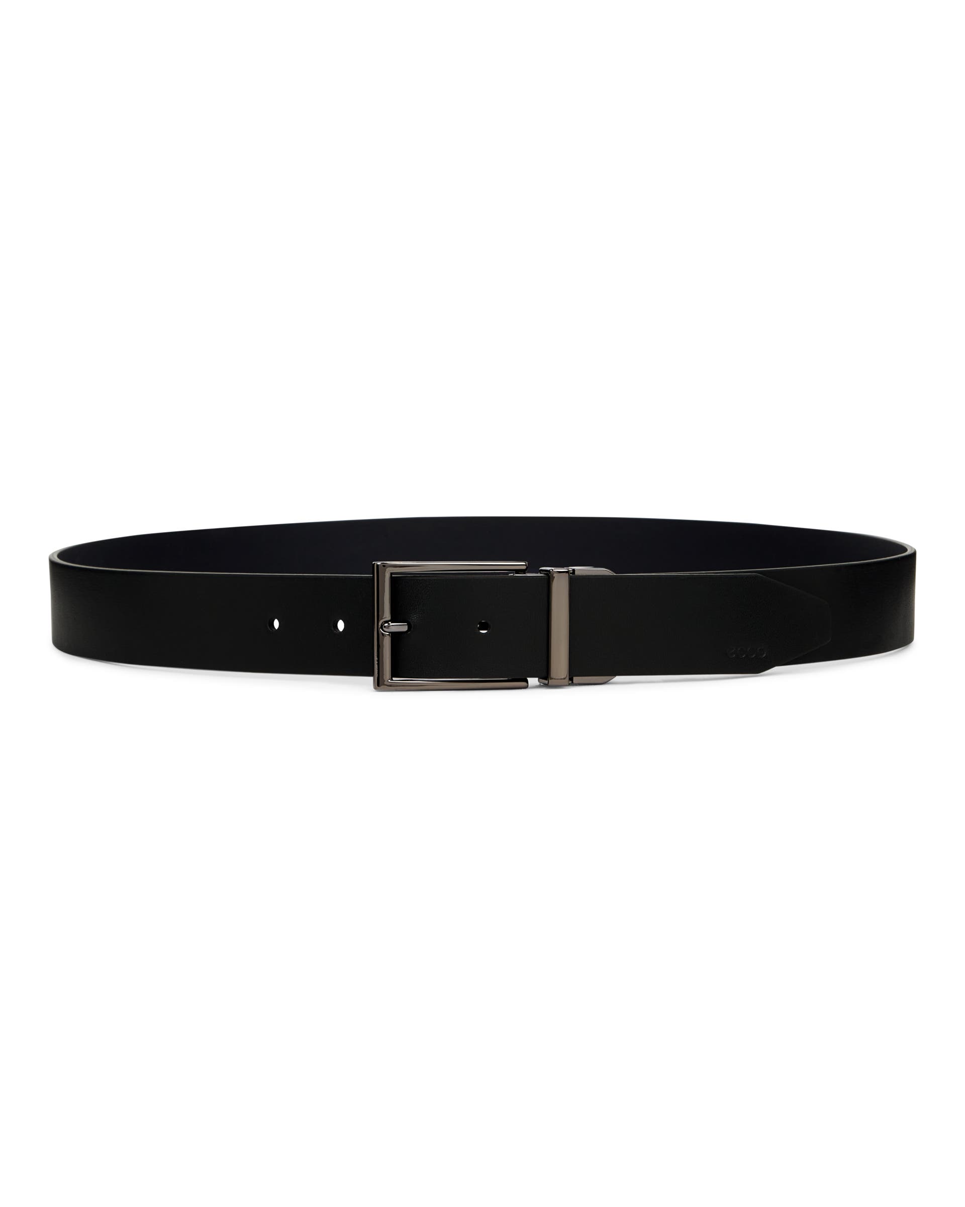 ECCO Belts Formal Italian Reverse メンズ リバーシブルレザーベルト - ブラック - Back