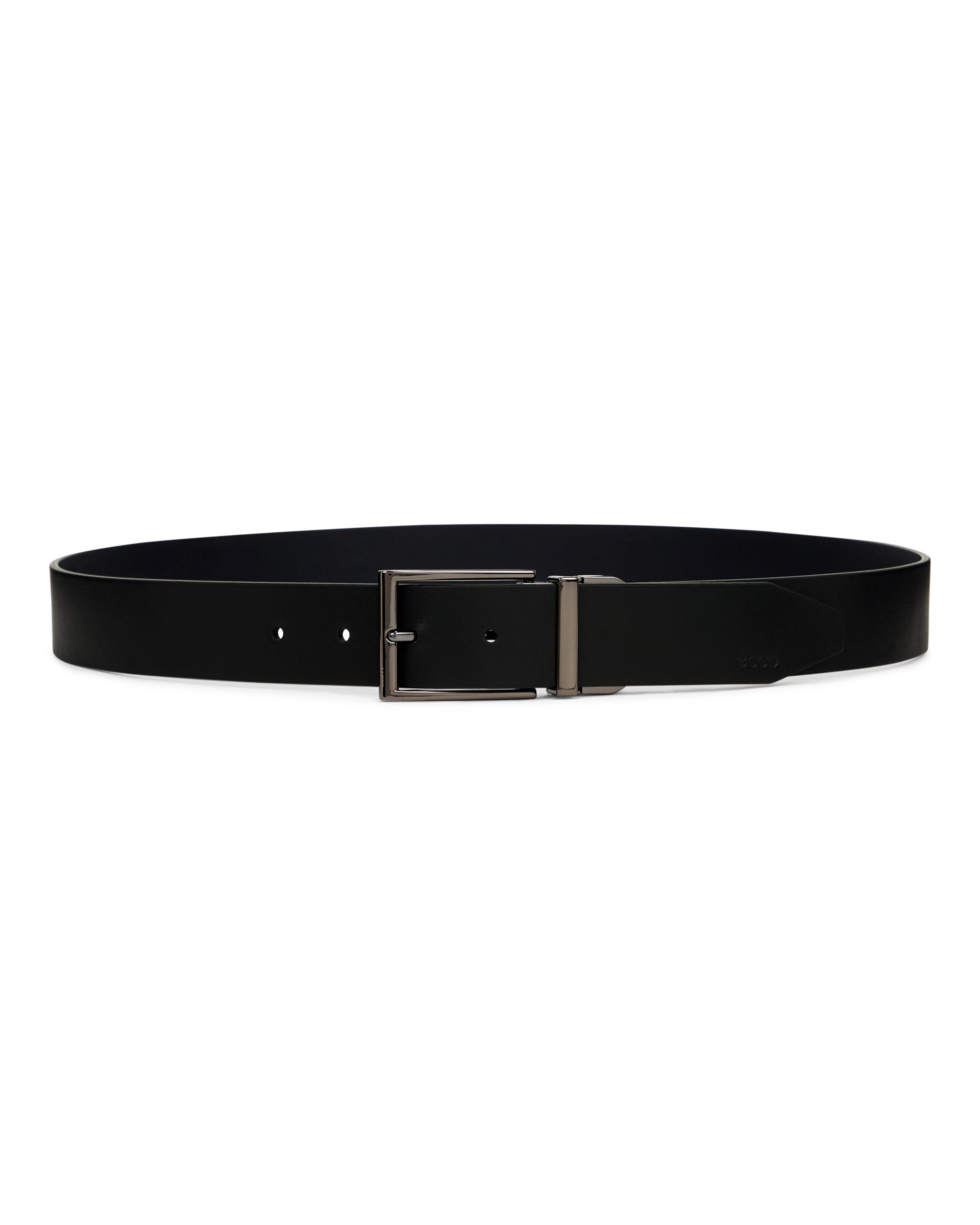 ECCO Belts Formal Italian Reverse メンズ リバーシブルレザーベルト - ブラック - Back