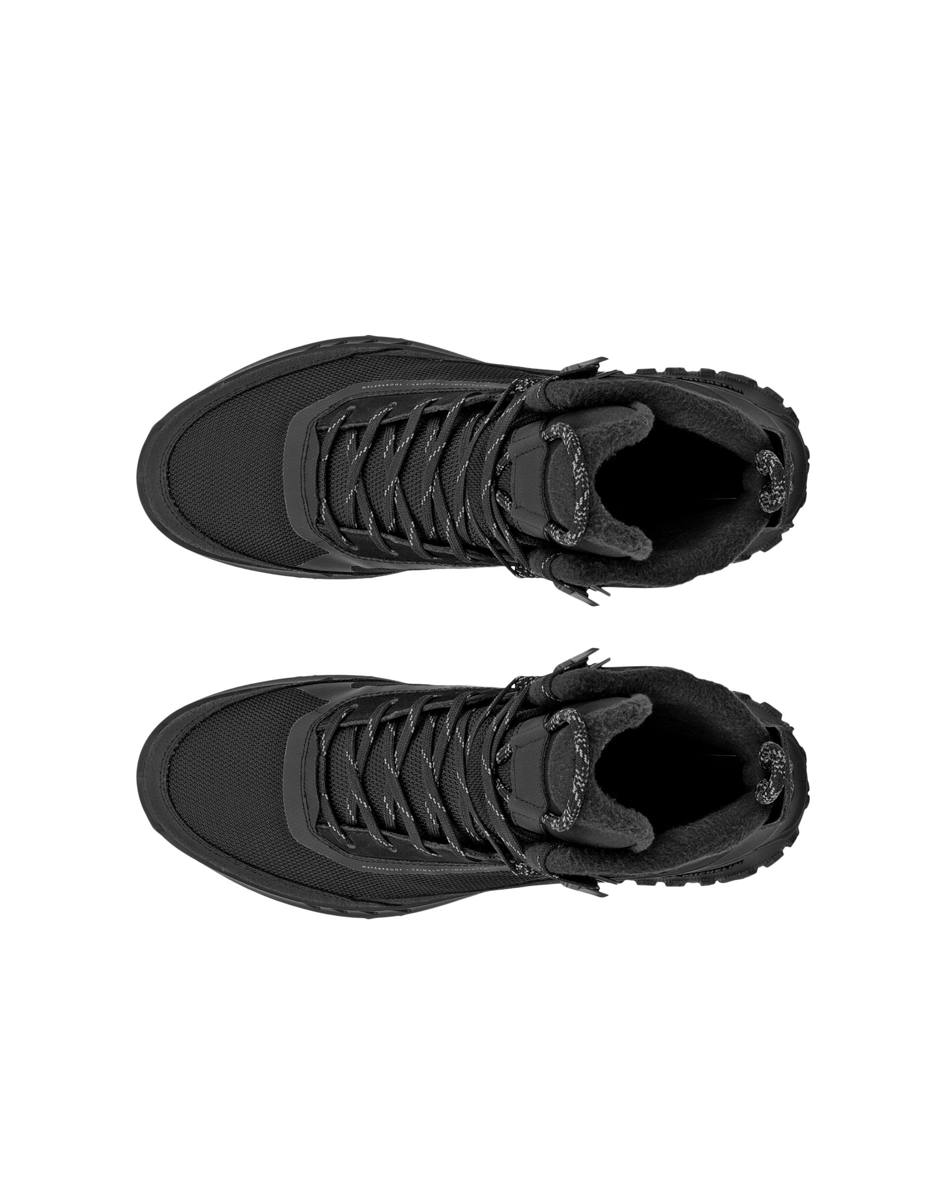 ECCO® ULT-TRN støvler i vandtæt nubuck med snørebånd til damer - Sort - Top left pair