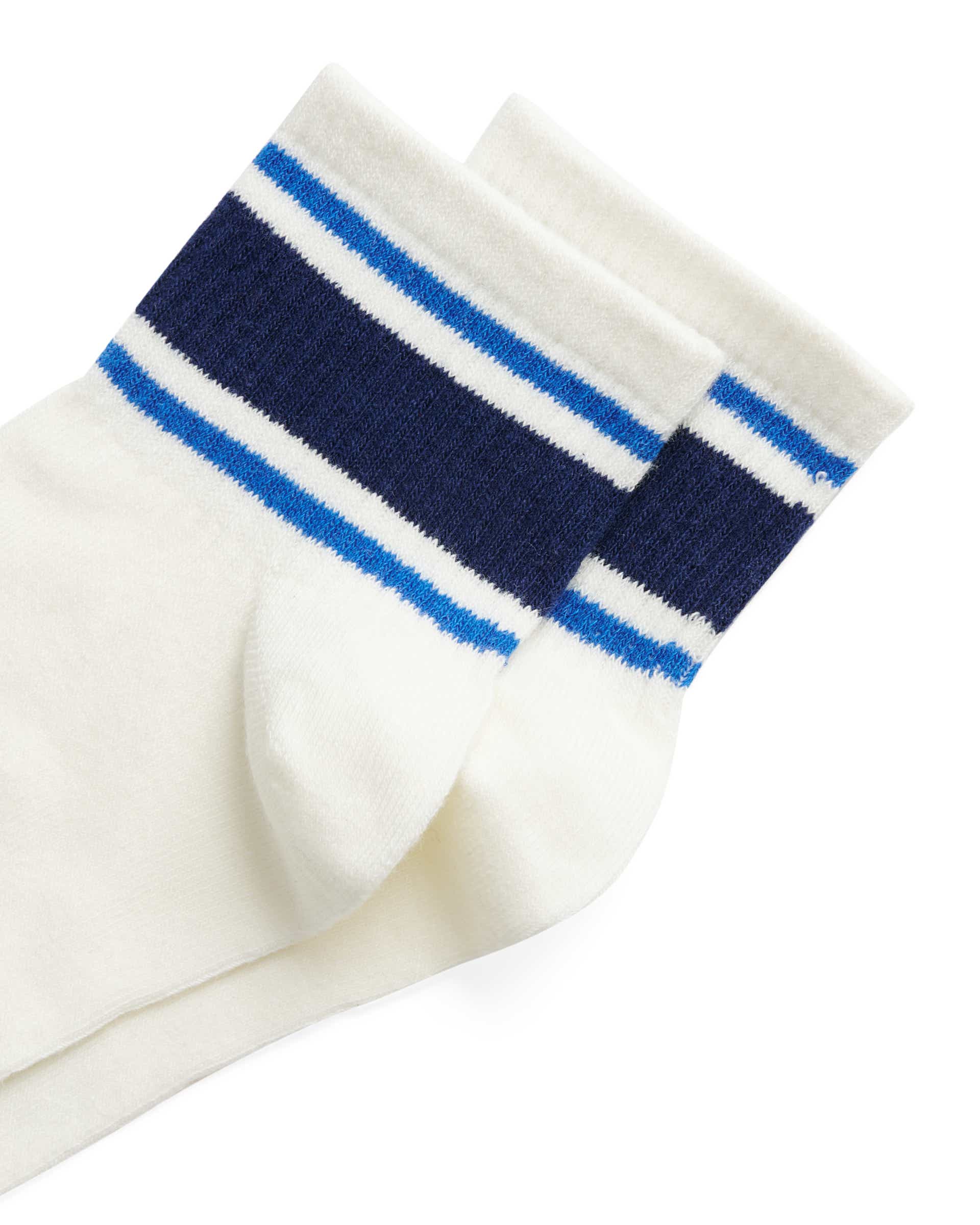 ECCO Low Cut Sports Socks - White - Detail-2