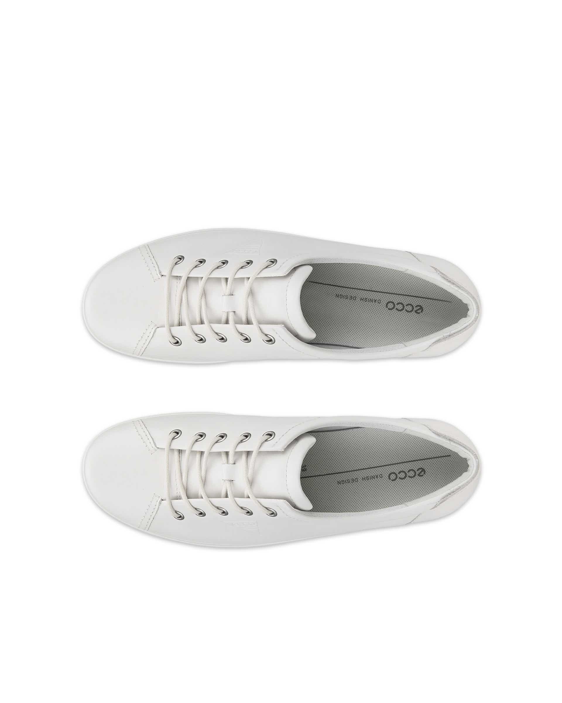 ECCO® Soft 2.0 Skinn promenadsko dam - Vit - Top left pair