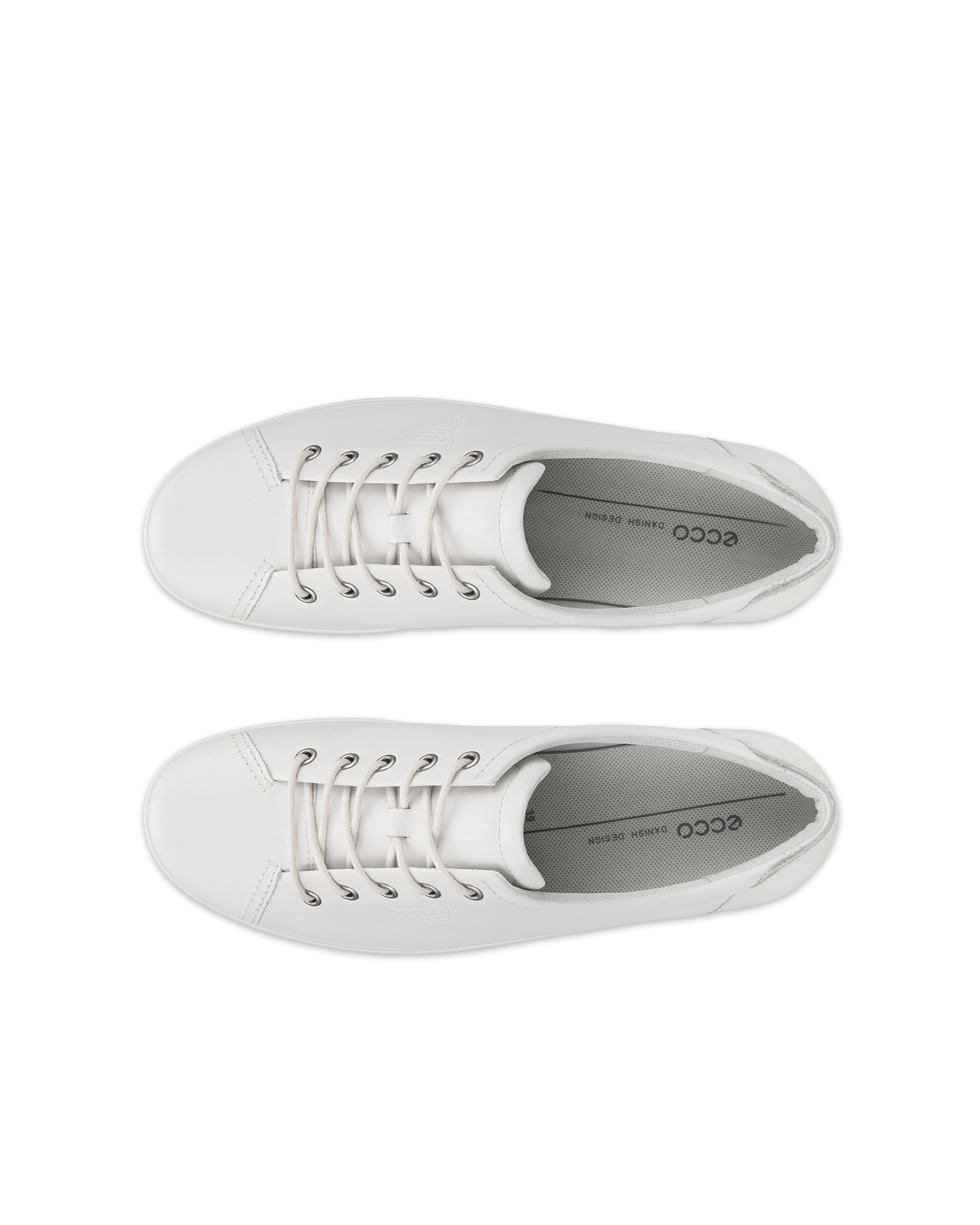 ECCO® Soft 2.0 Skinn promenadsko dam - Vit - Top left pair