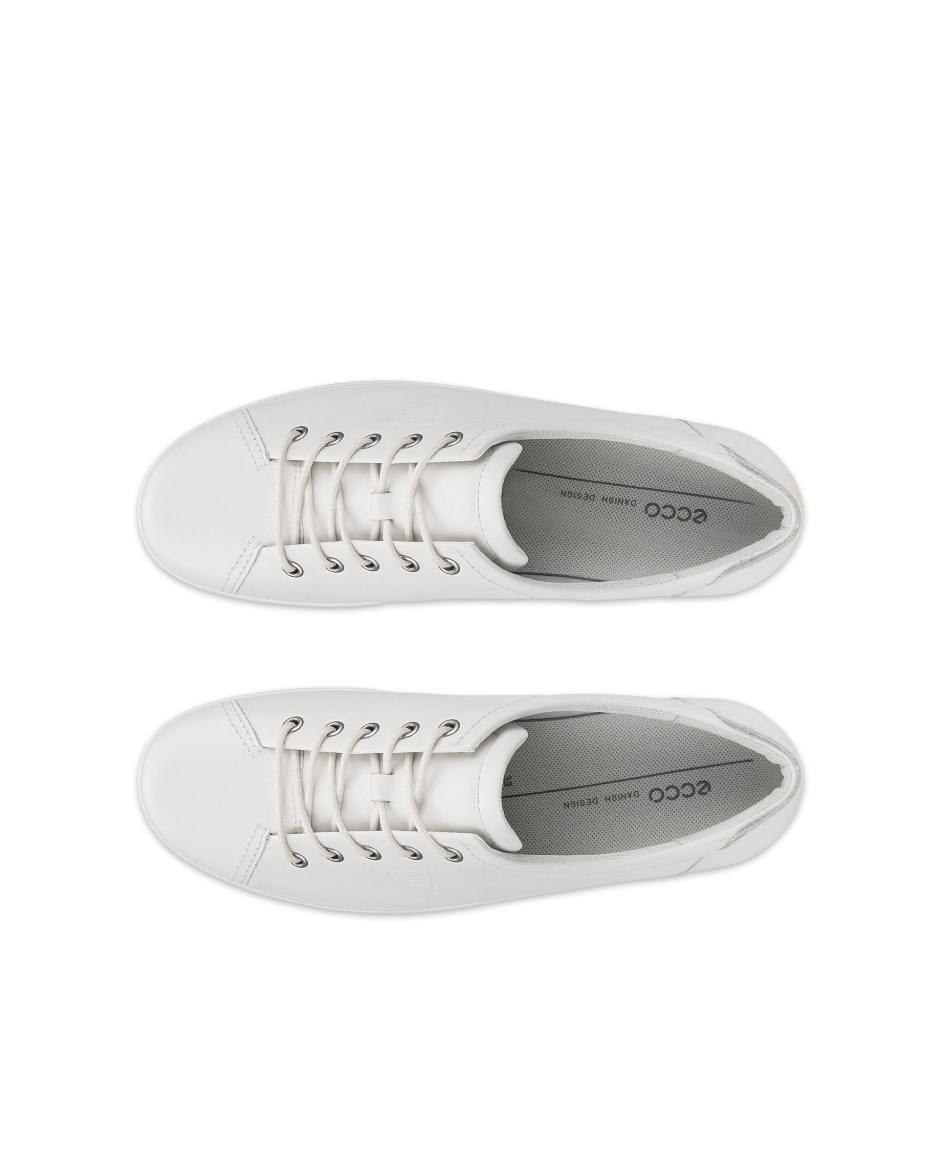 Women's ECCO® Soft Leather Walking Shoe White