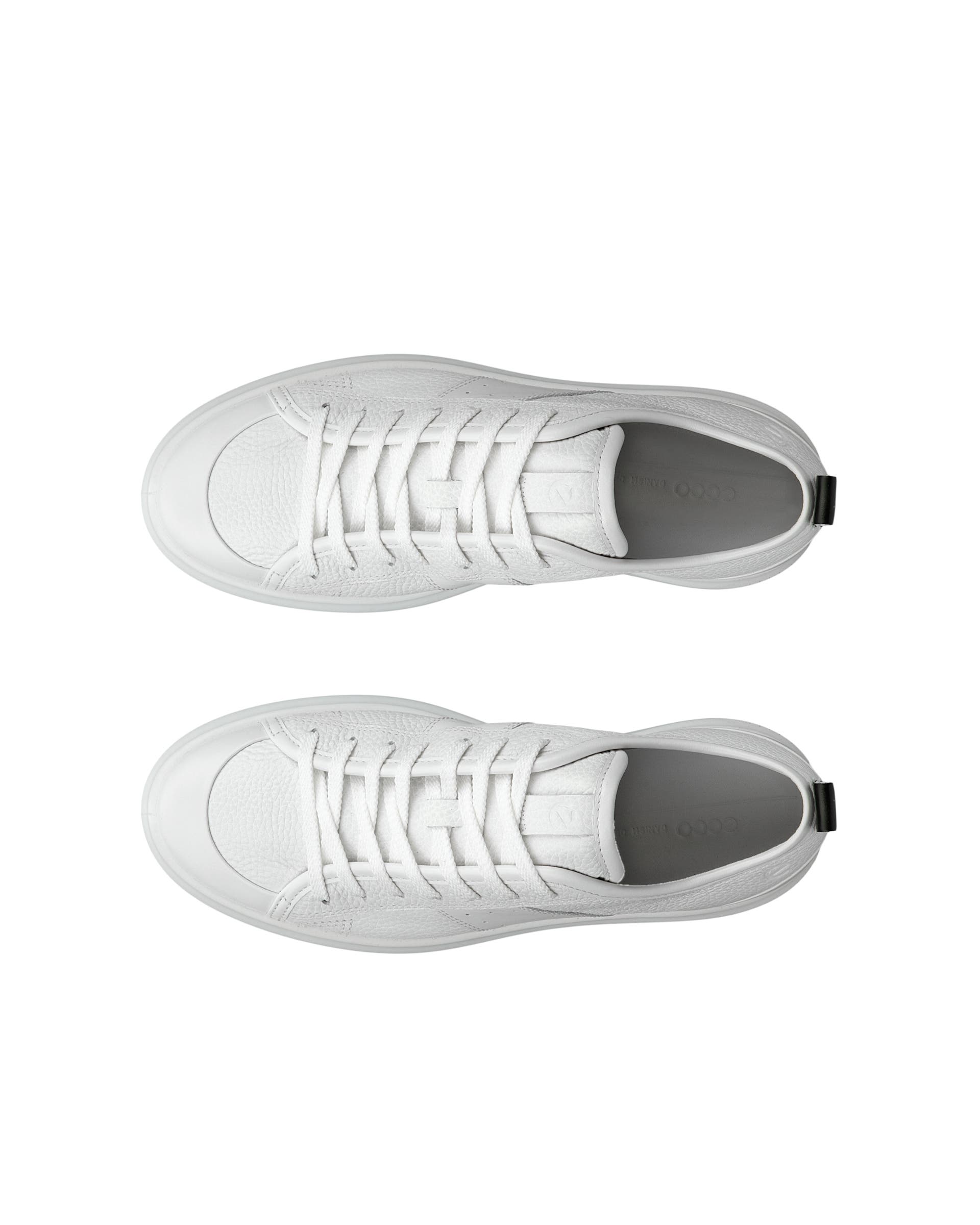 ECCO® Street Ace Damen Ledersneaker - Weiss - Top left pair