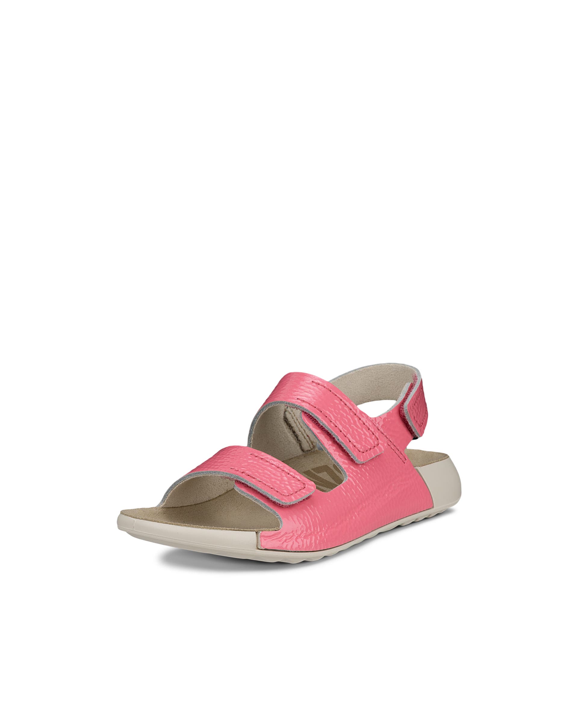 ECCO® Cozmo Kinder Ledersandale mit zwei Riemen - Rosa - Main
