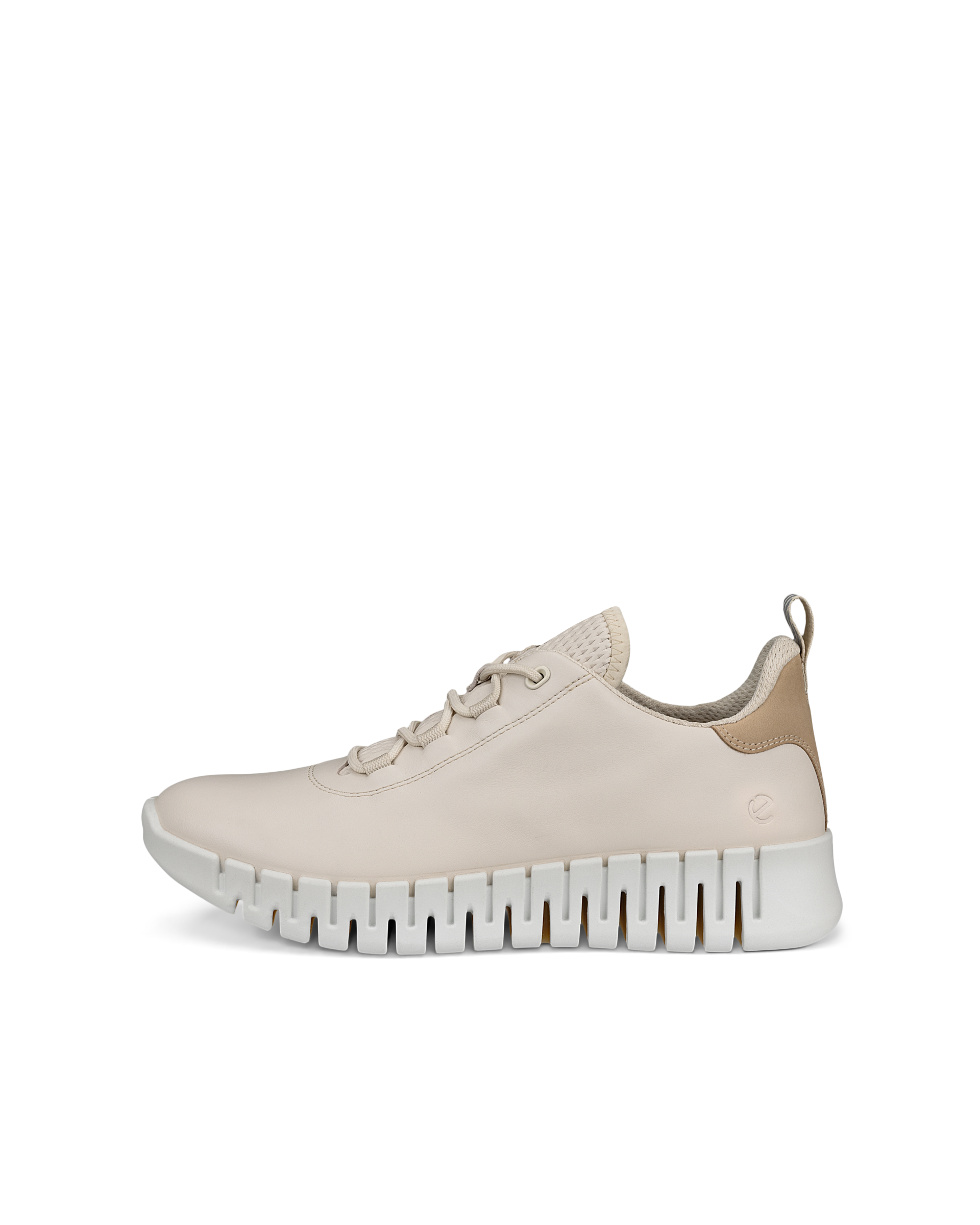 ECCO® Gruuv Damen Ledersneaker - Beige - Outside