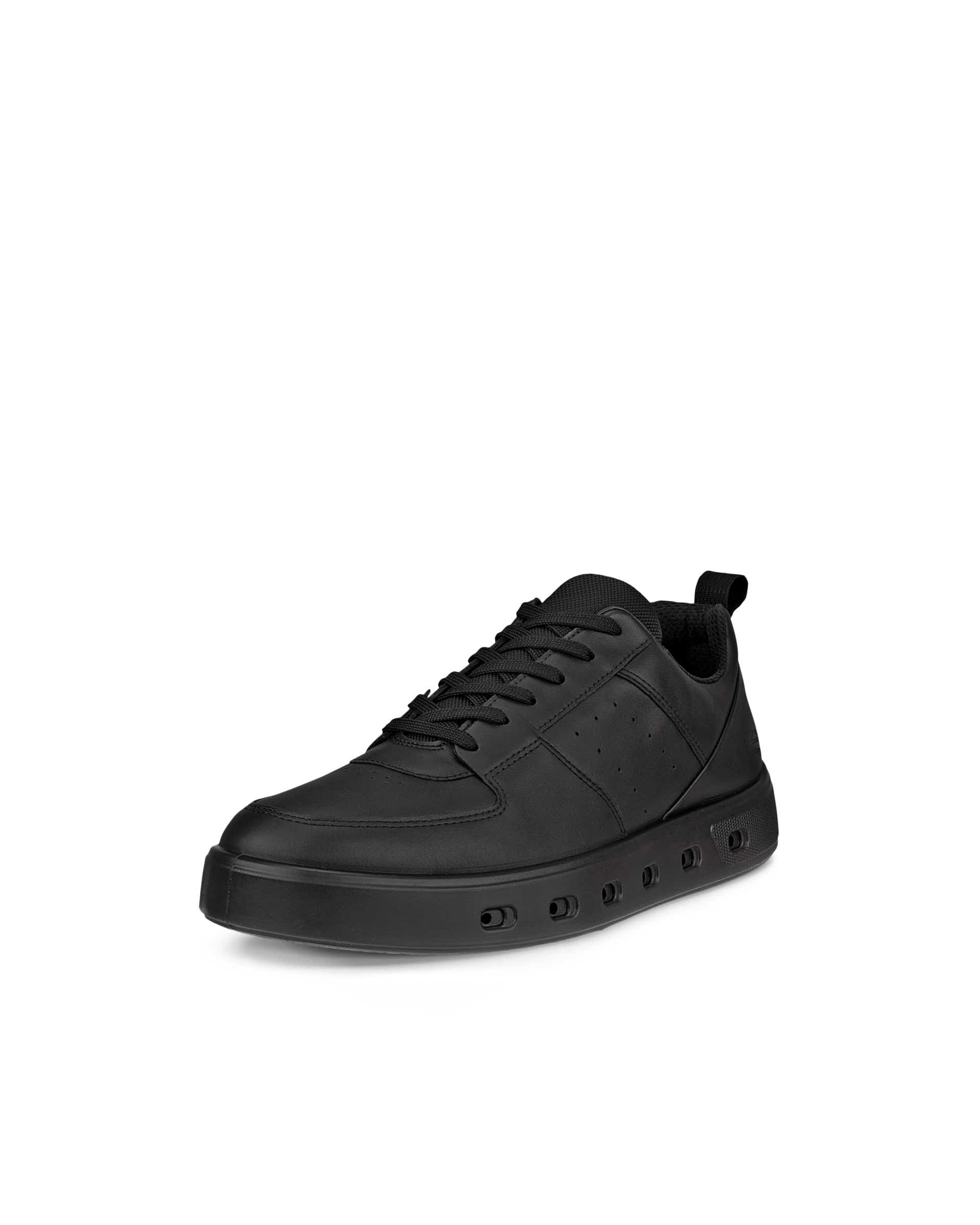 ECCO® Street 720 baskets en cuir Gore-Tex pour homme - Noir - Main