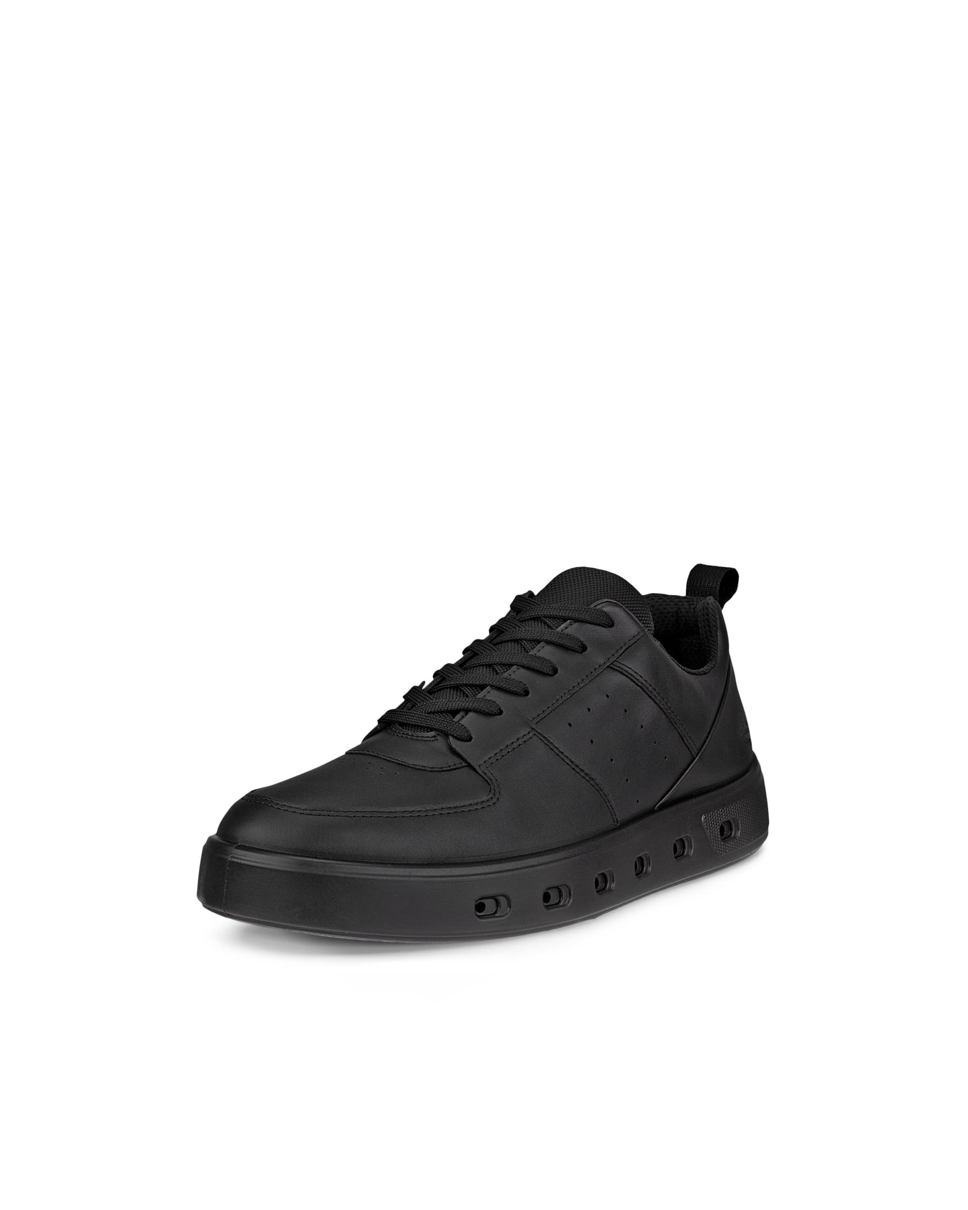 ECCO® Street 720 baskets en cuir Gore-Tex pour homme - Noir - Main