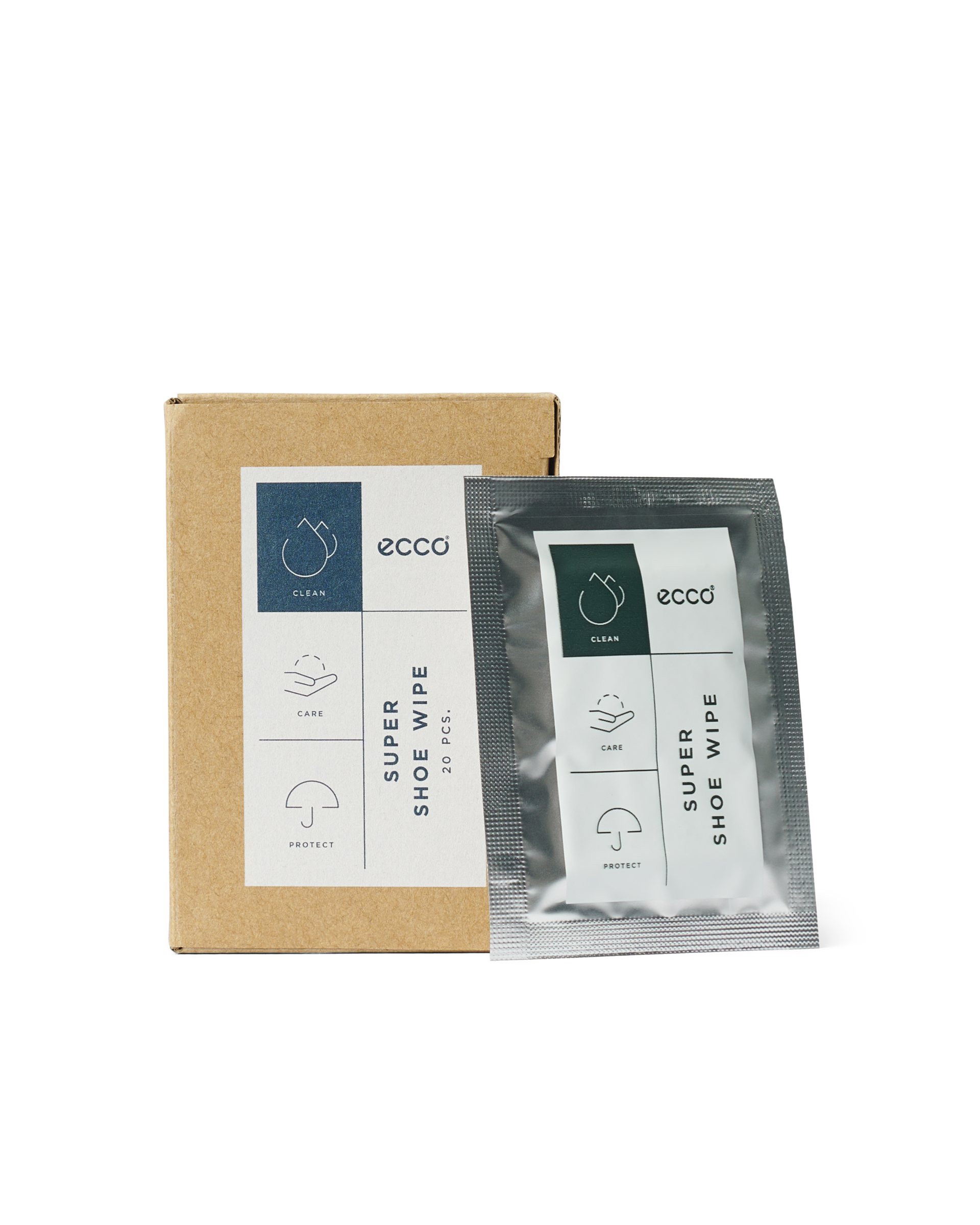 ECCO Super Shoe Wipe シューワイプ - 透明 - Main