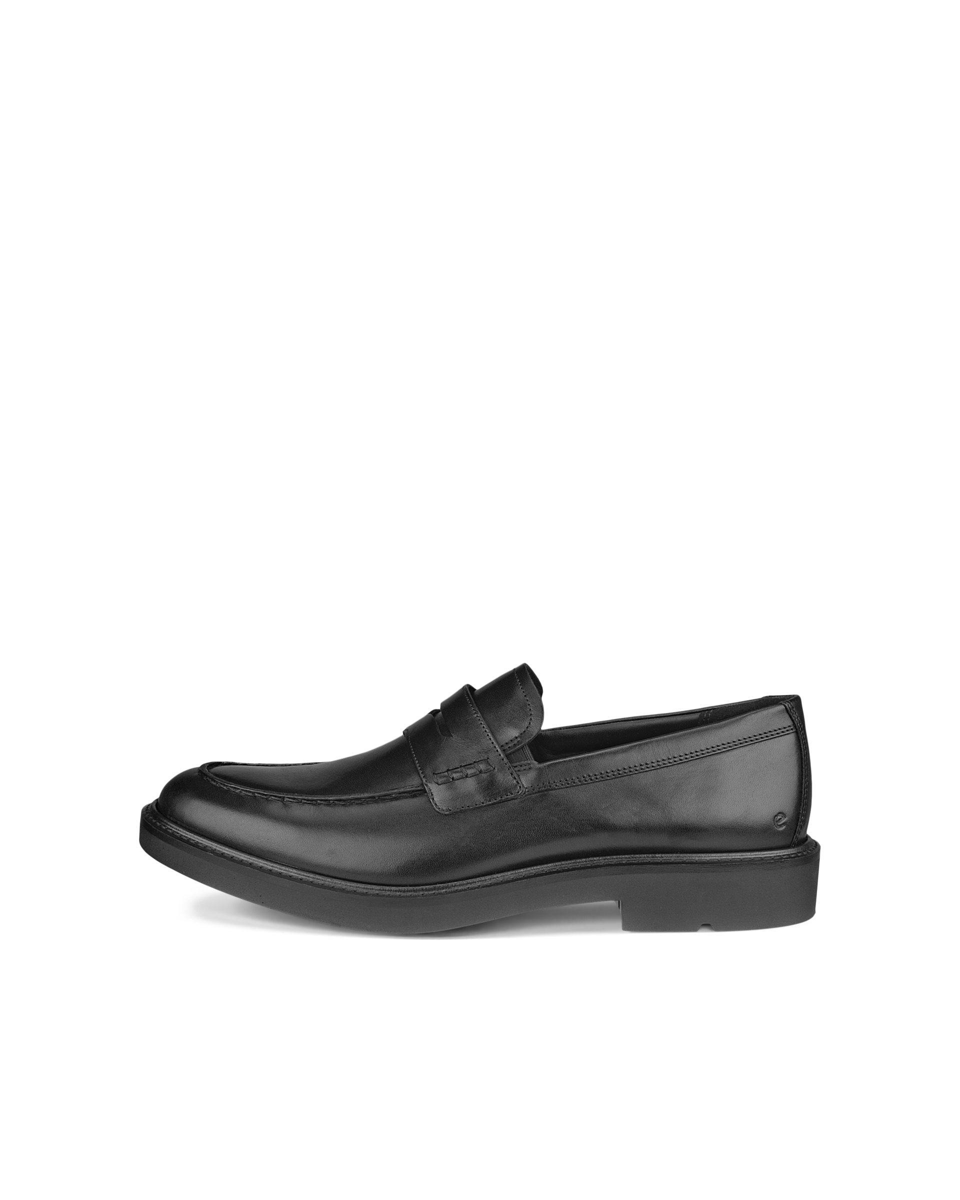 ECCO METROPOLE LONDON - Men's Leather Moc-Toe Shoe - Black - 39
