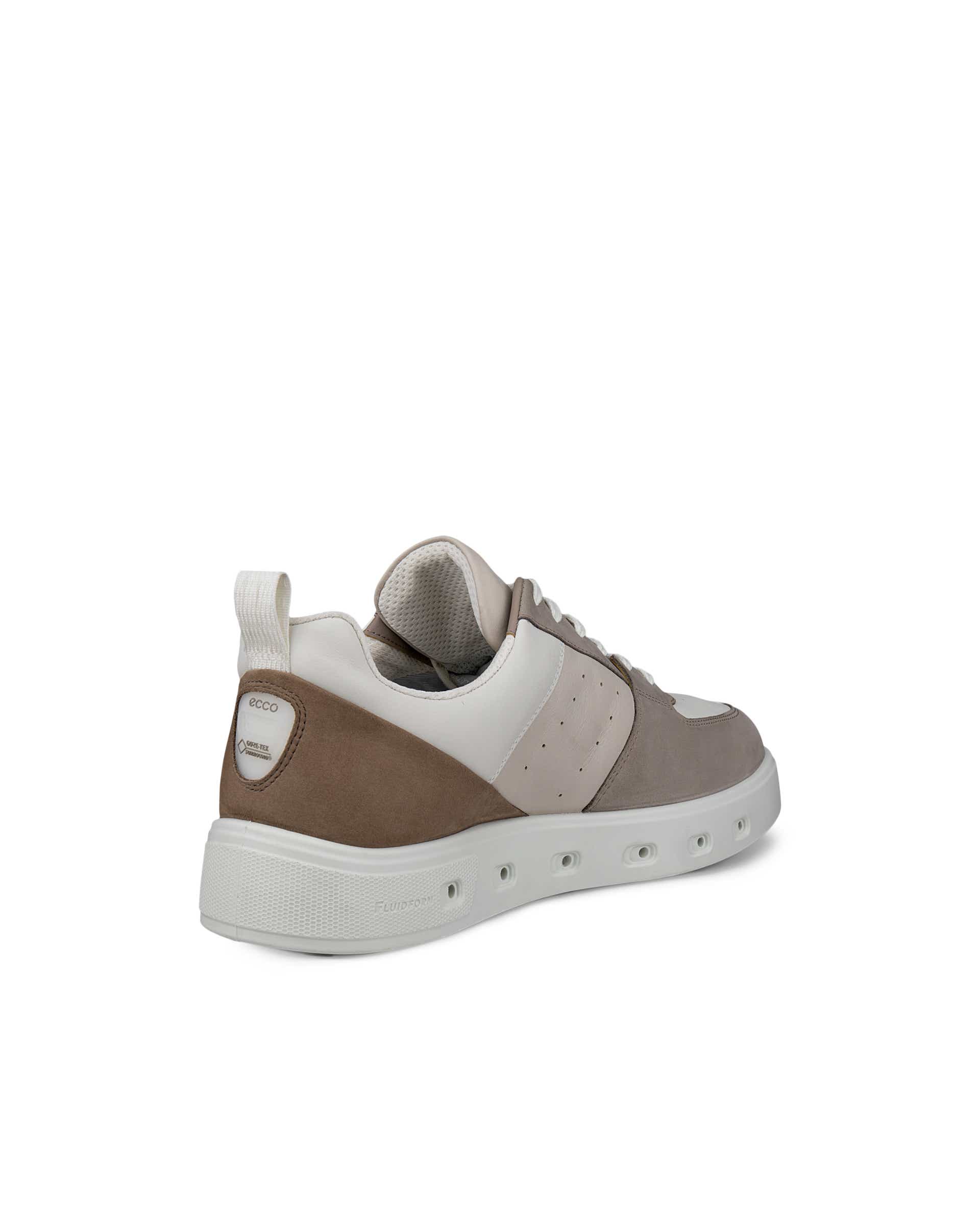 ECCO® STREET 720 Nubucksneaker med Gore-Tex herr - Grå - Back