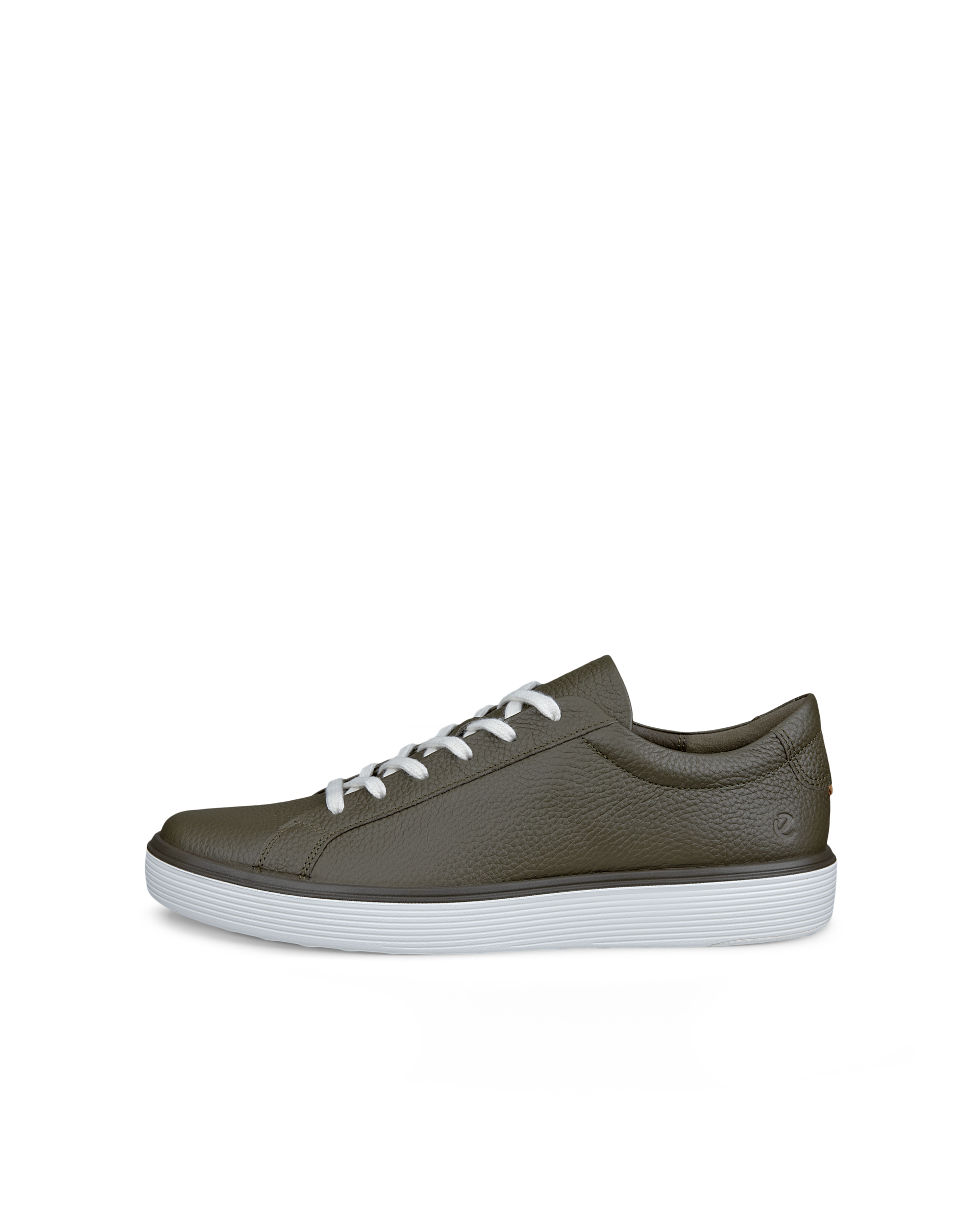 Men's ECCO® Soft 60 Leather Sneaker - Green - Outside