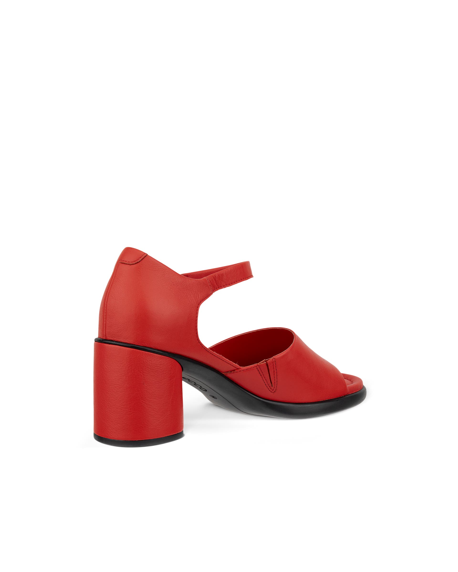 ECCO® Sculpted Sandal LX 55 Damen Ledersandale mit Absatz - Rot - Back