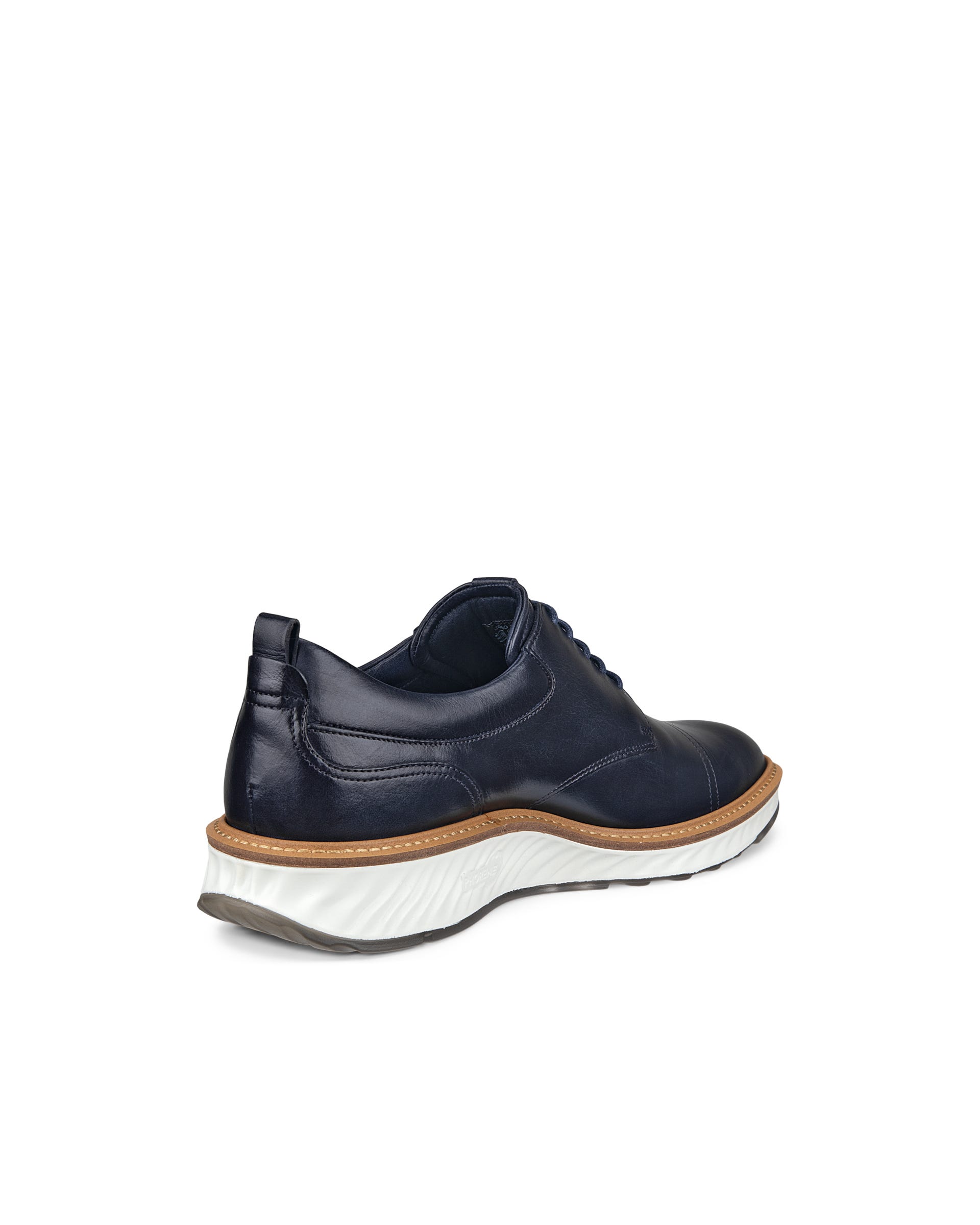 Men's ECCO® St.1 Hybrid Leather Derby Shoe - Blue - Back