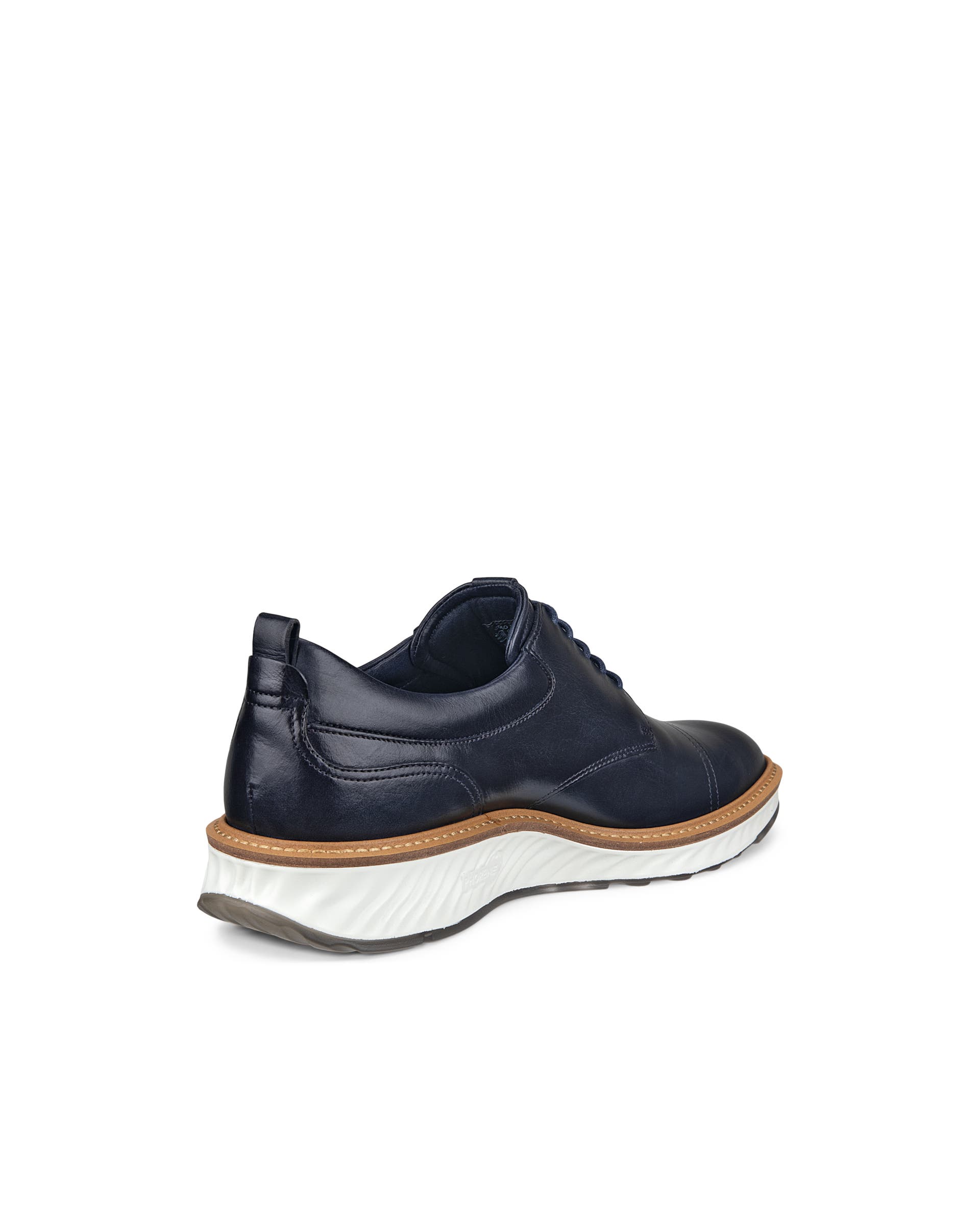 Men's ECCO® St.1 Hybrid Leather Derby Shoe - Blue - Back