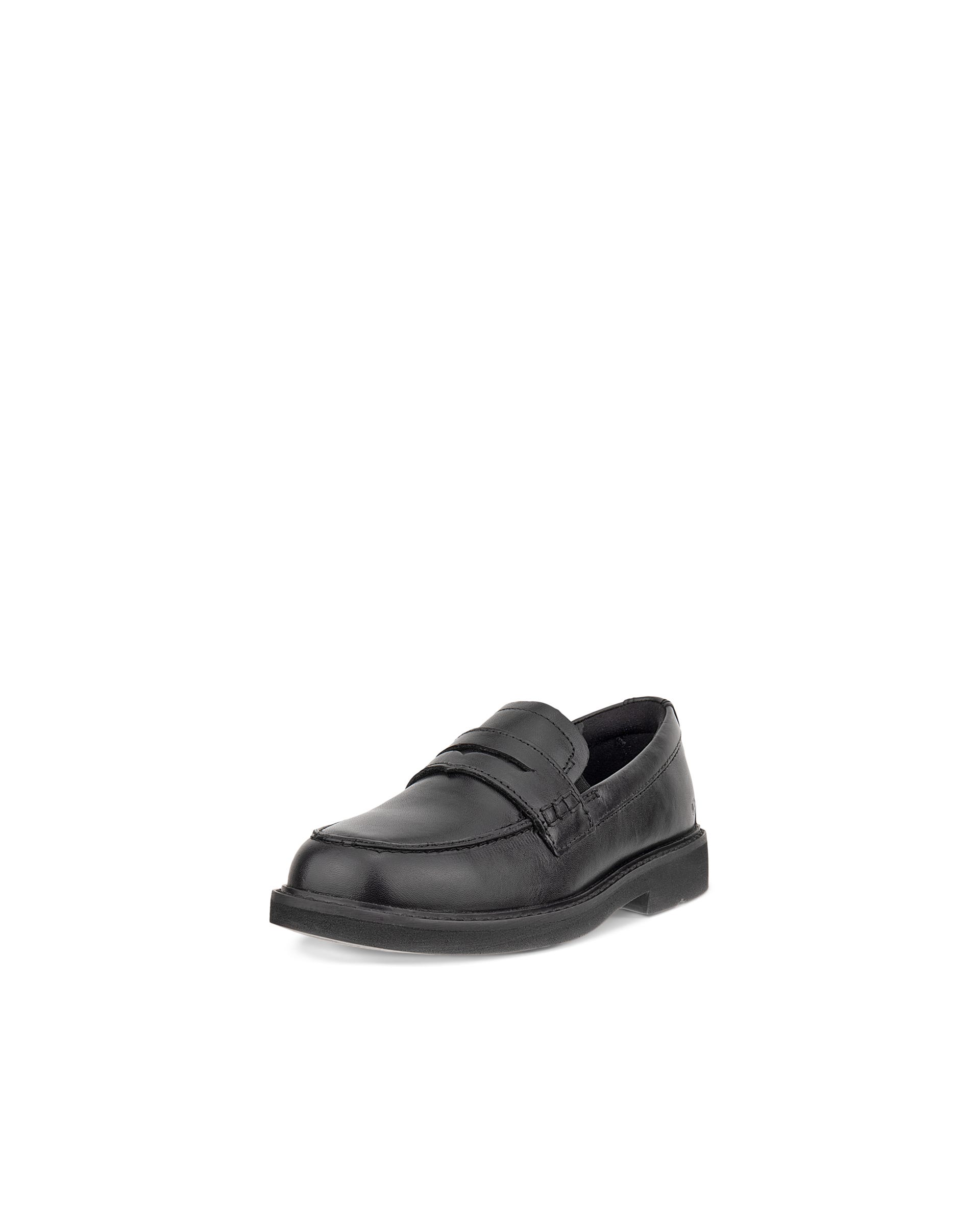 Kids' ECCO® Metropole London Leather Penny Loafer Shoe