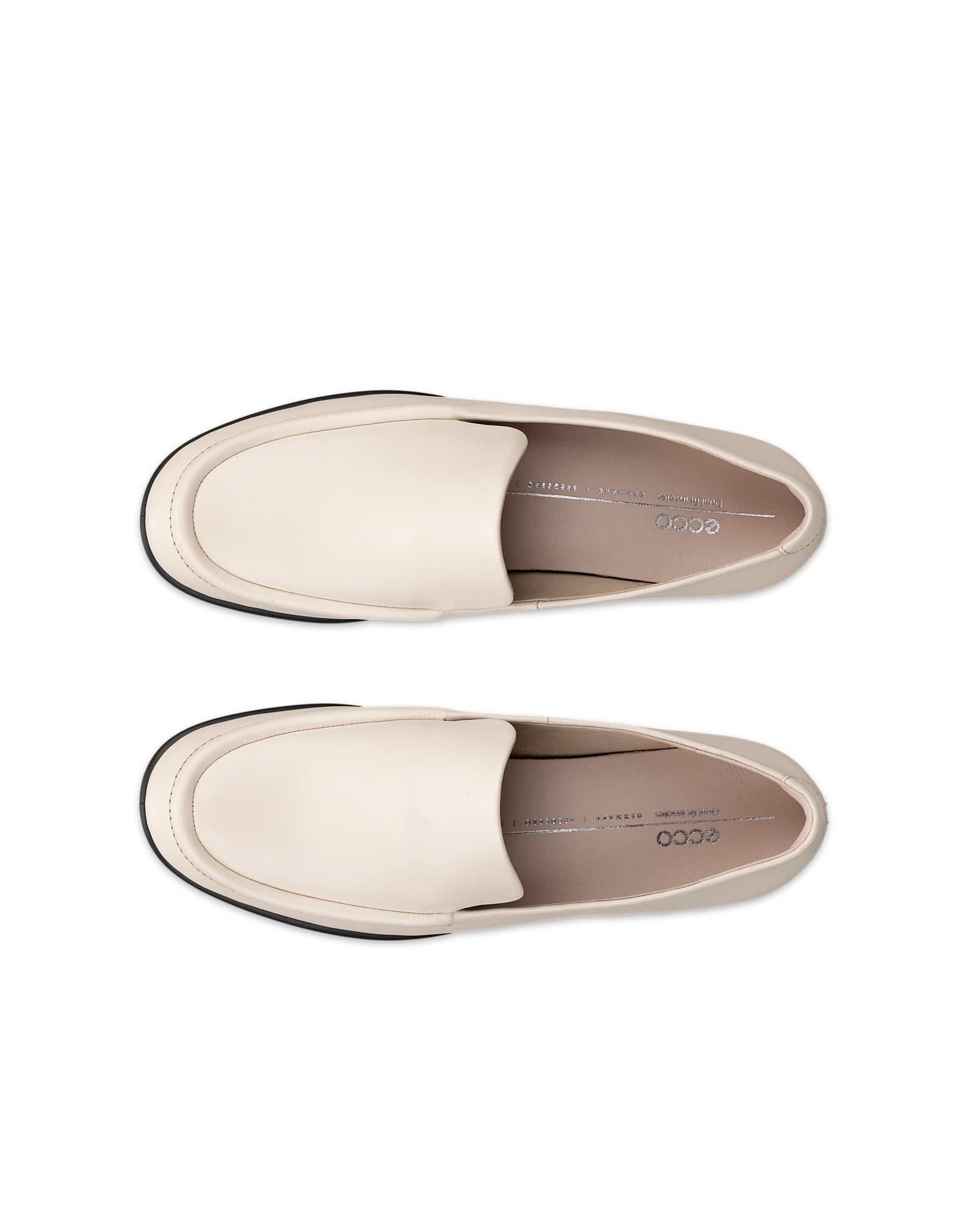 ECCO® Sculpted LX Damen Mokassins aus Leder - Beige - Top left pair