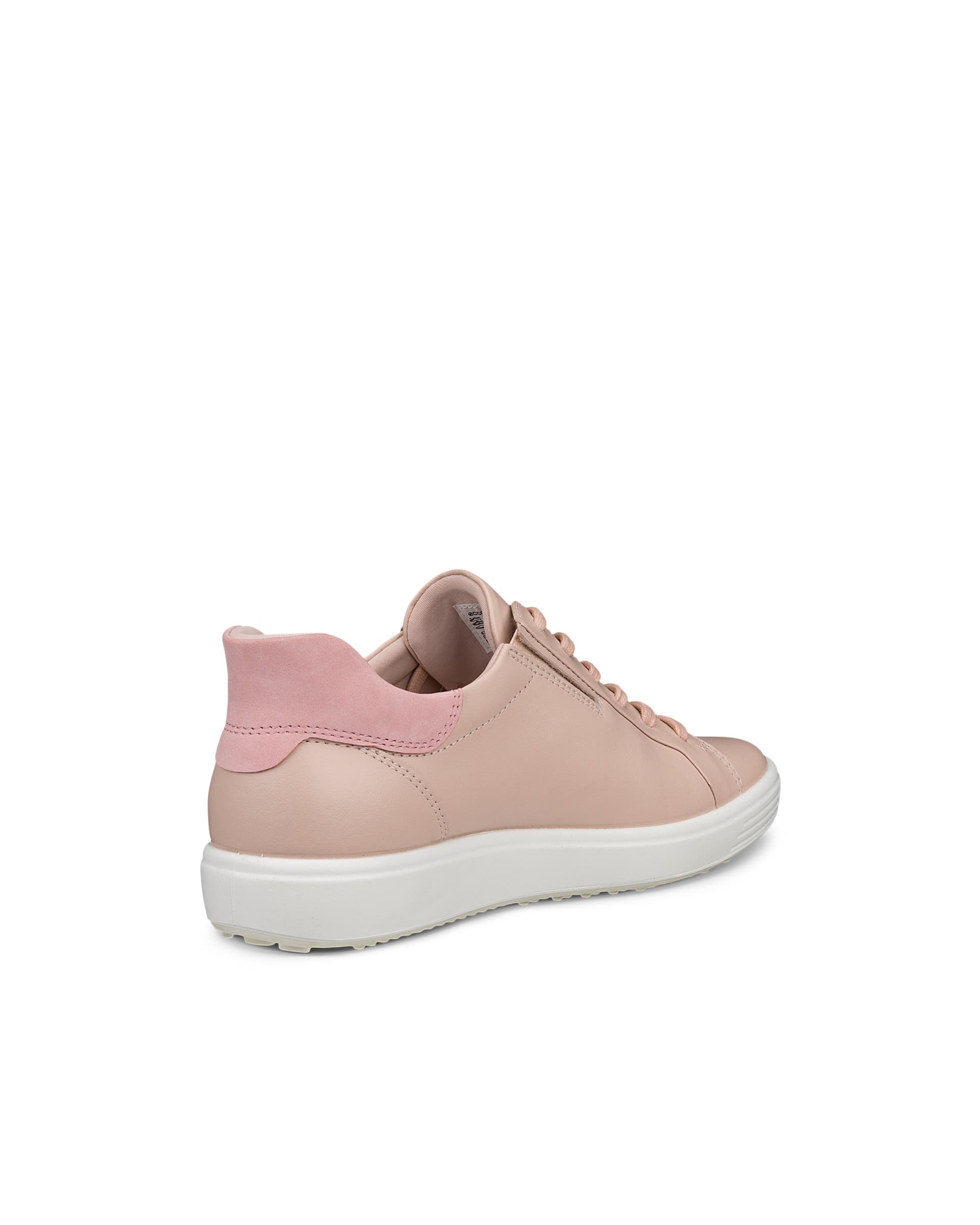 ECCO® Soft 7 Damen Ledersneaker - Rosa - Back