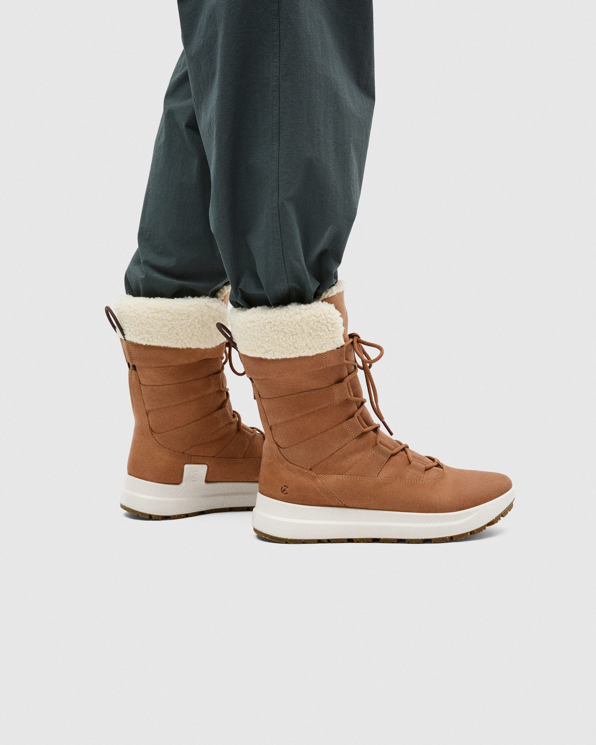 Women's ECCO® SOLICE Nubuck Waterproof Winter Boot