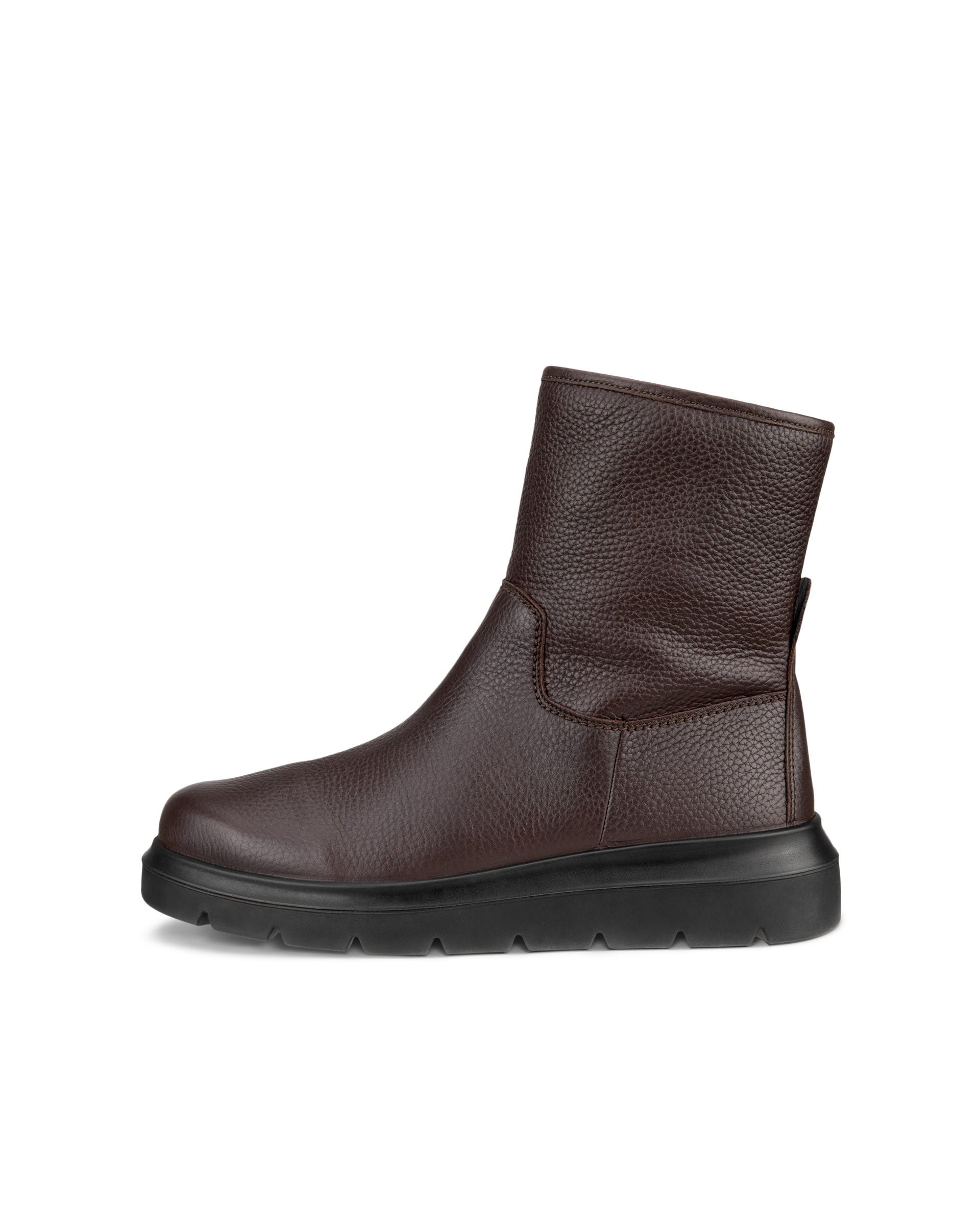 ECCO Nouvelle ウィメンズ レザーレースアップブーツ | グレー