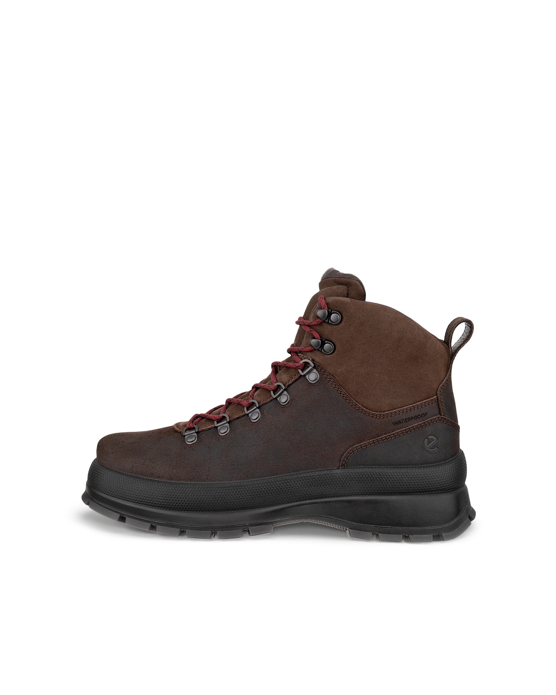 Men's ECCO® Track 30 Suede Waterproof Lace-Up Boot Brown