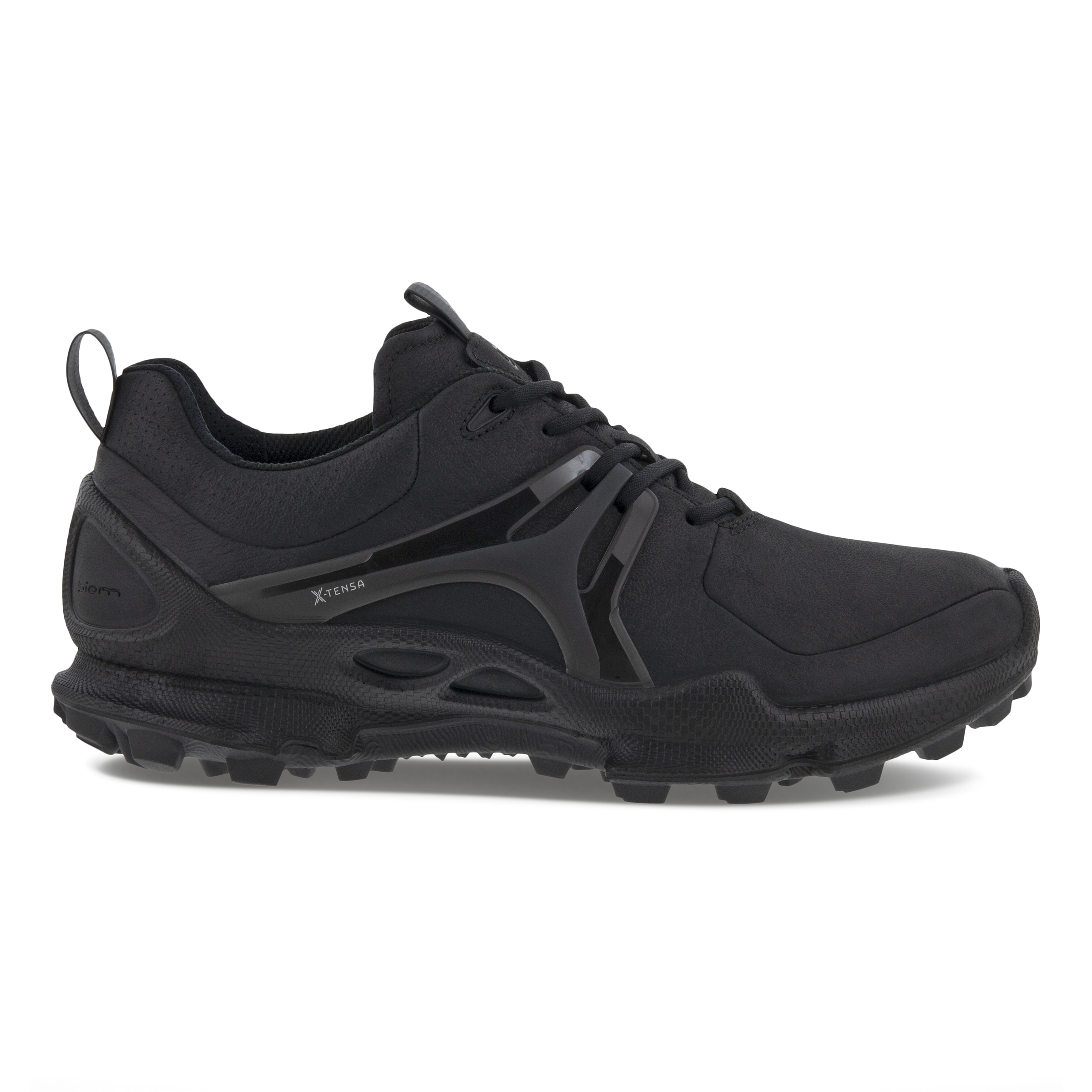 Men's ECCO® BIOM C-Trail Nubuck Waterproof Outdoor Sneaker | Black
