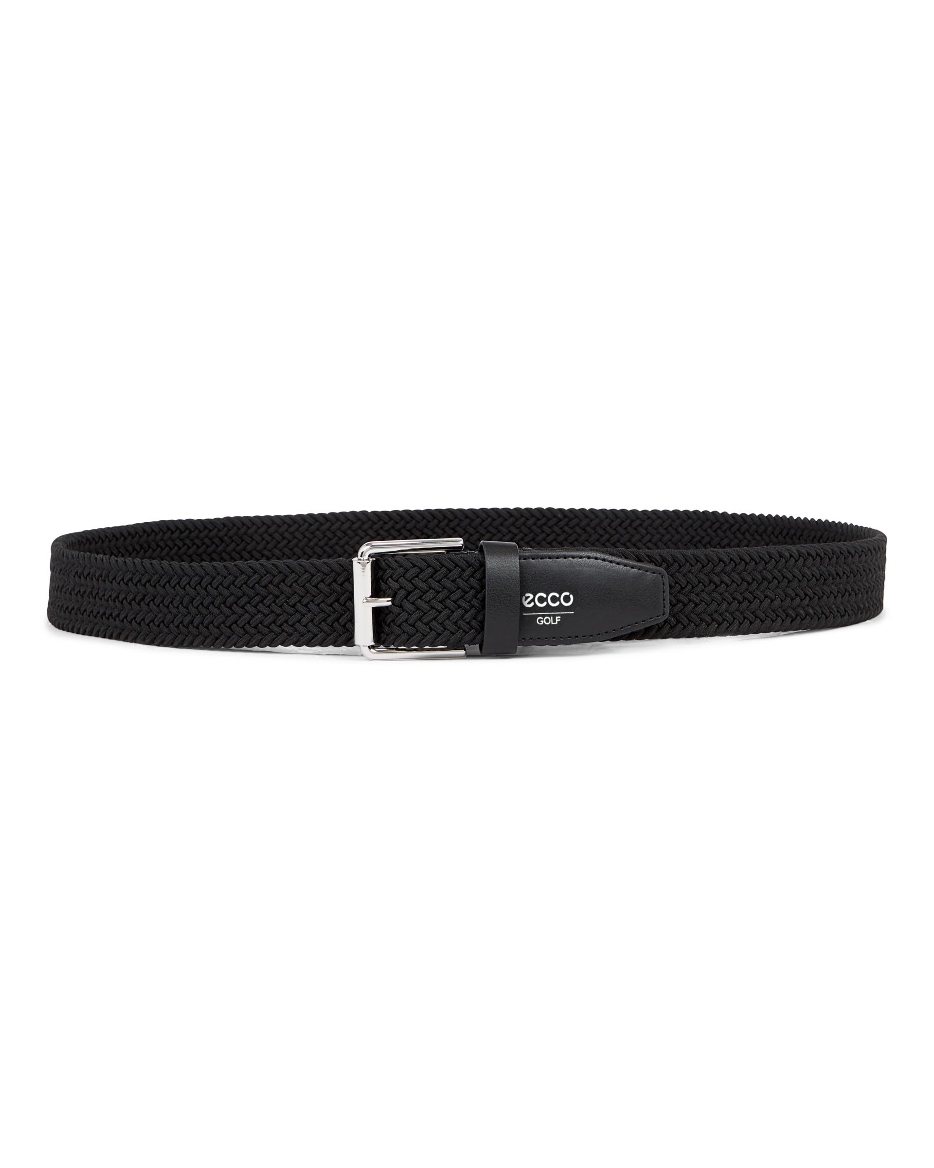 ECCO GOLF BRAIDED BELT - Black - Main