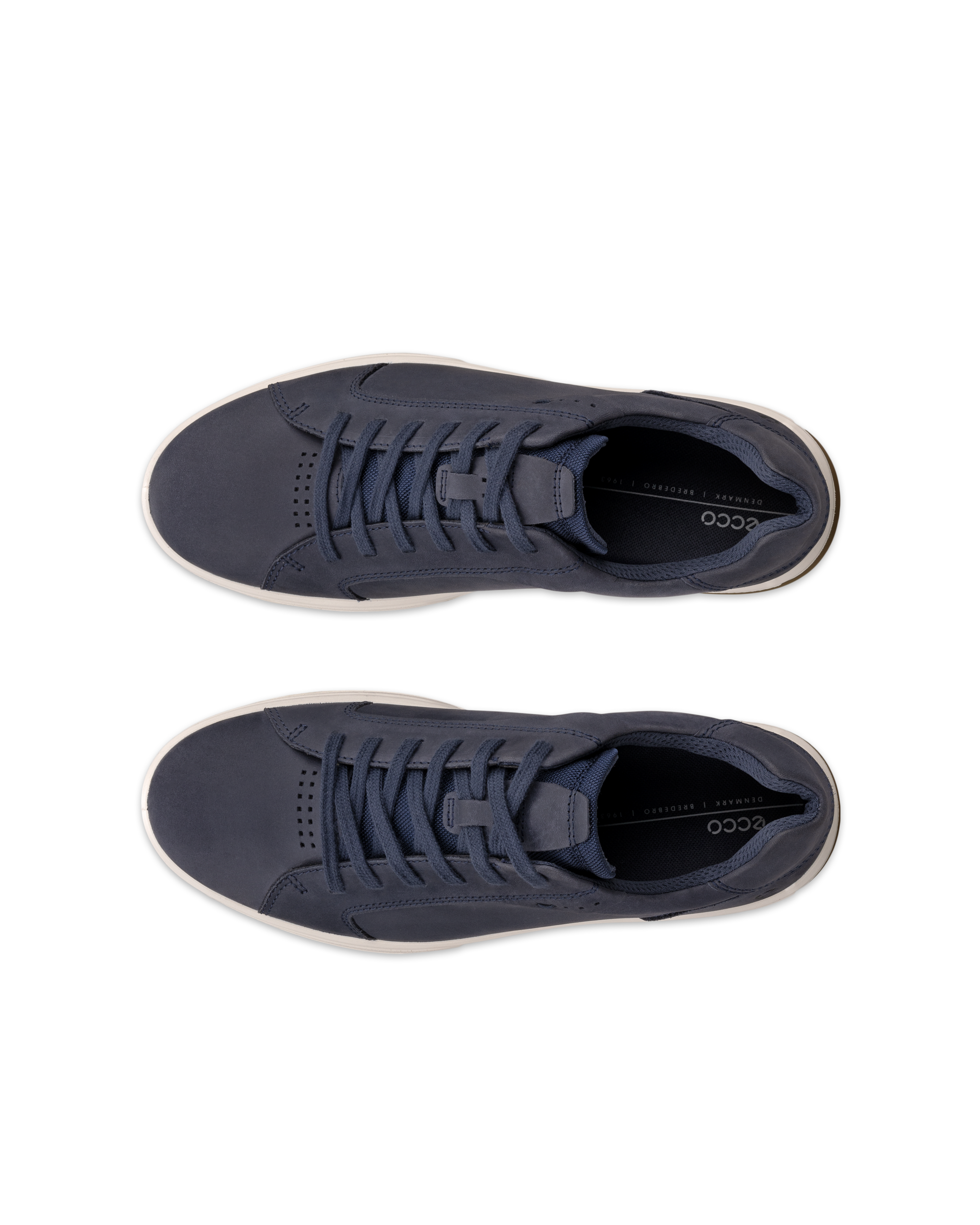 ECCO® Byway 2.0 Herren Sneaker aus Nubukleder - Blau - Top left pair