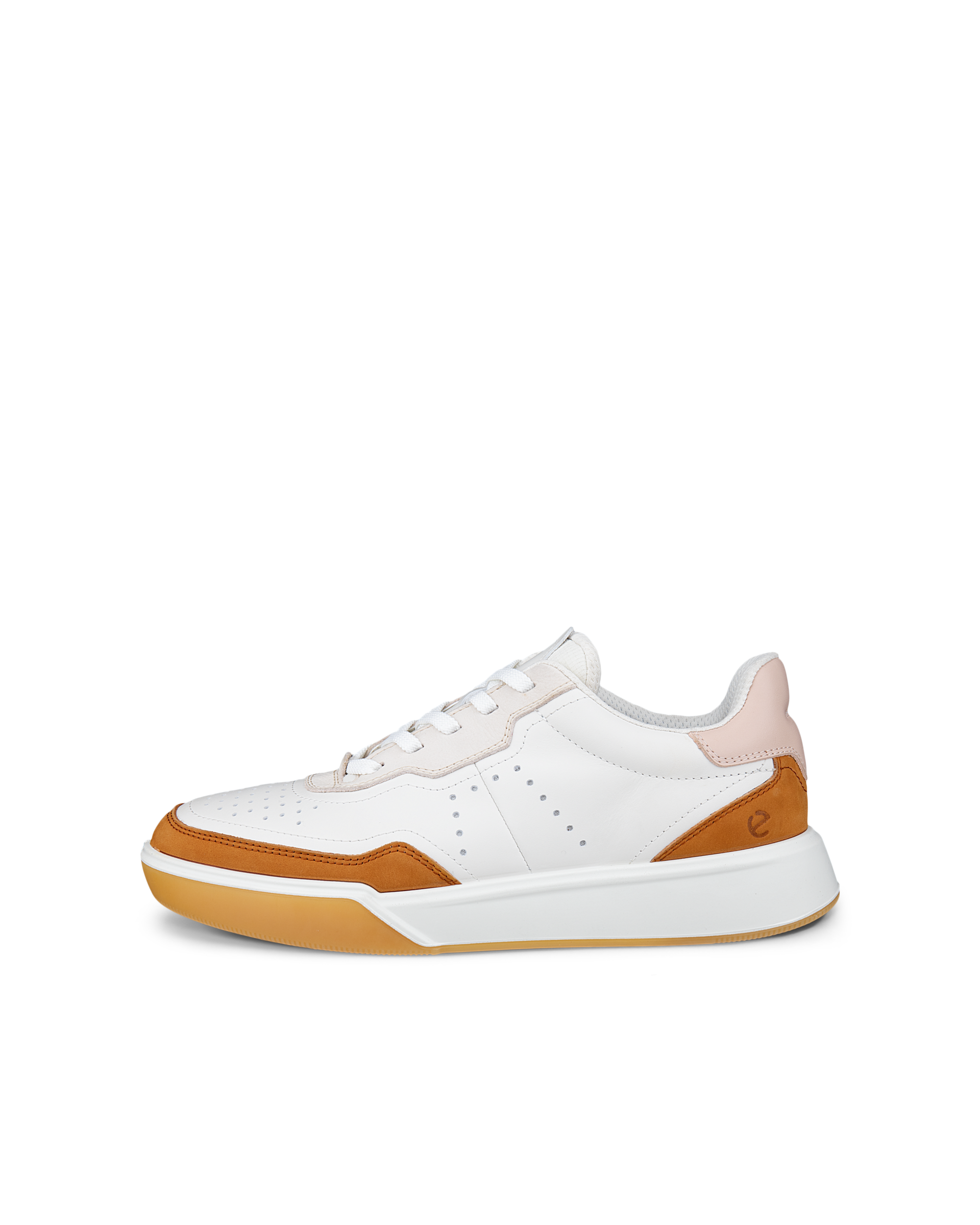 ECCO® Street Court Skinnsneaker dam - Brun - Outside