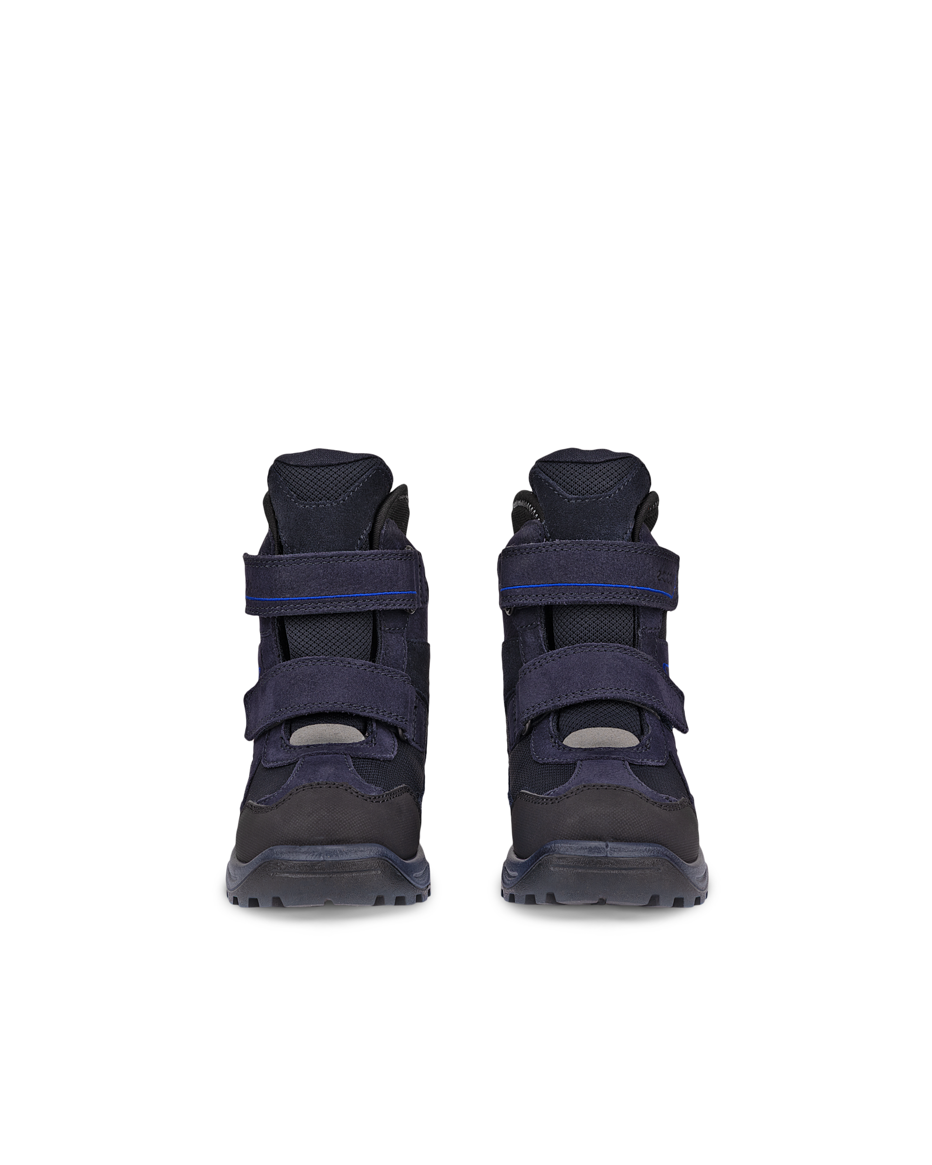 ECCO® SNOW MOUNTAIN Kinder Wasserdichte Winterstiefel aus Nubukleder - Blau - Front pair