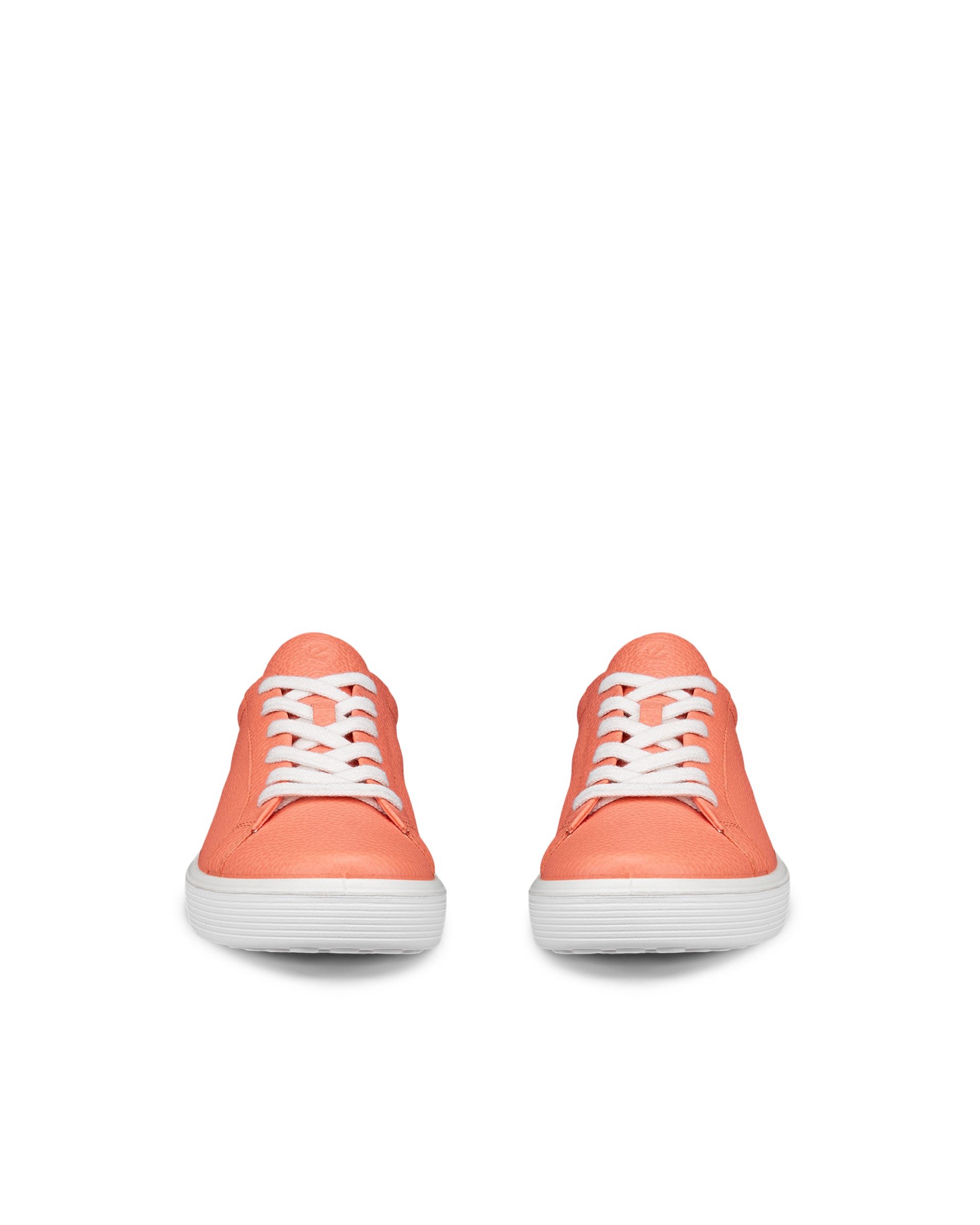 ECCO® Soft 60 Damen Ledersneaker - Orange - Front pair