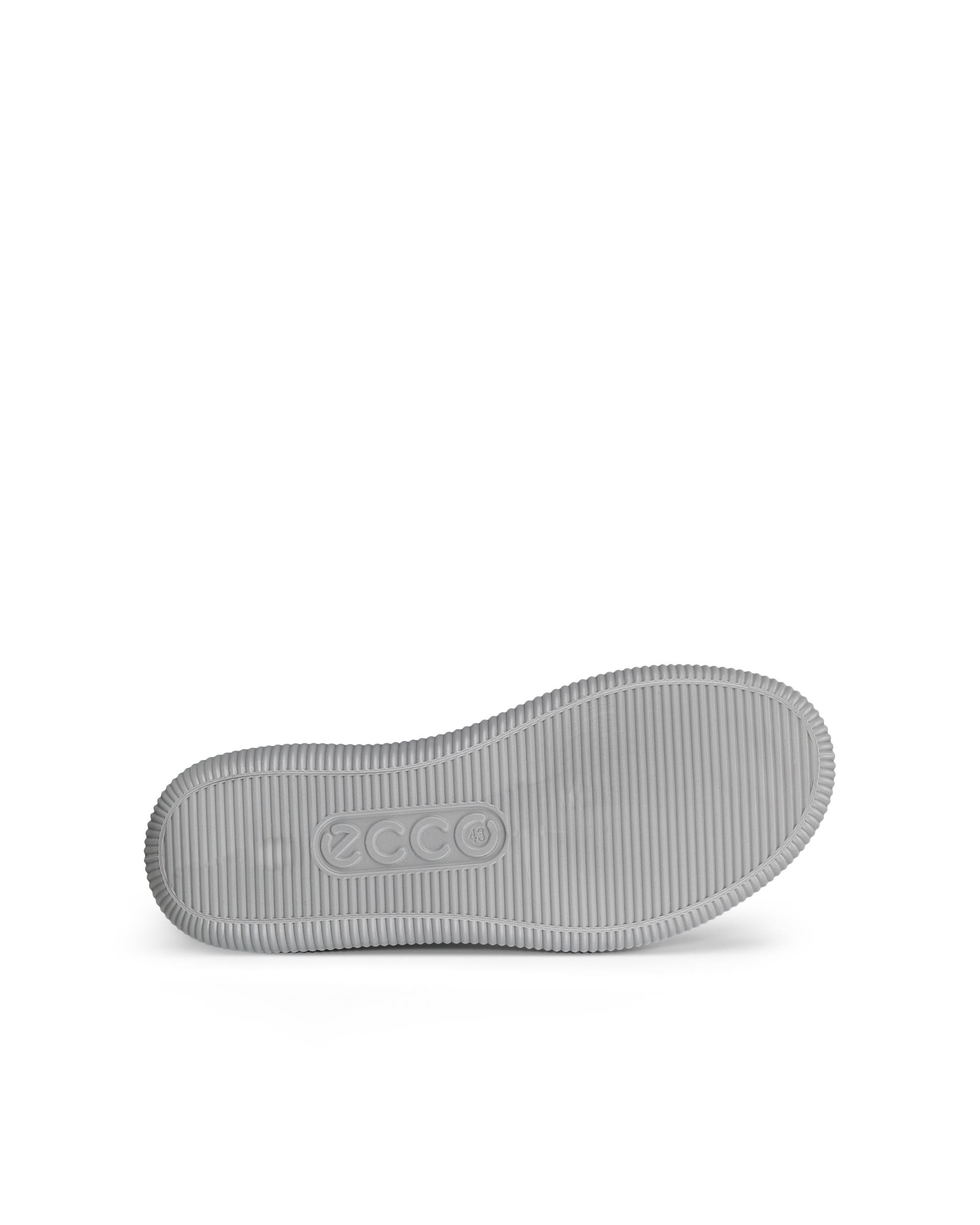 ECCO® Soft Zero Skinnsneaker herr - Grå - Sole