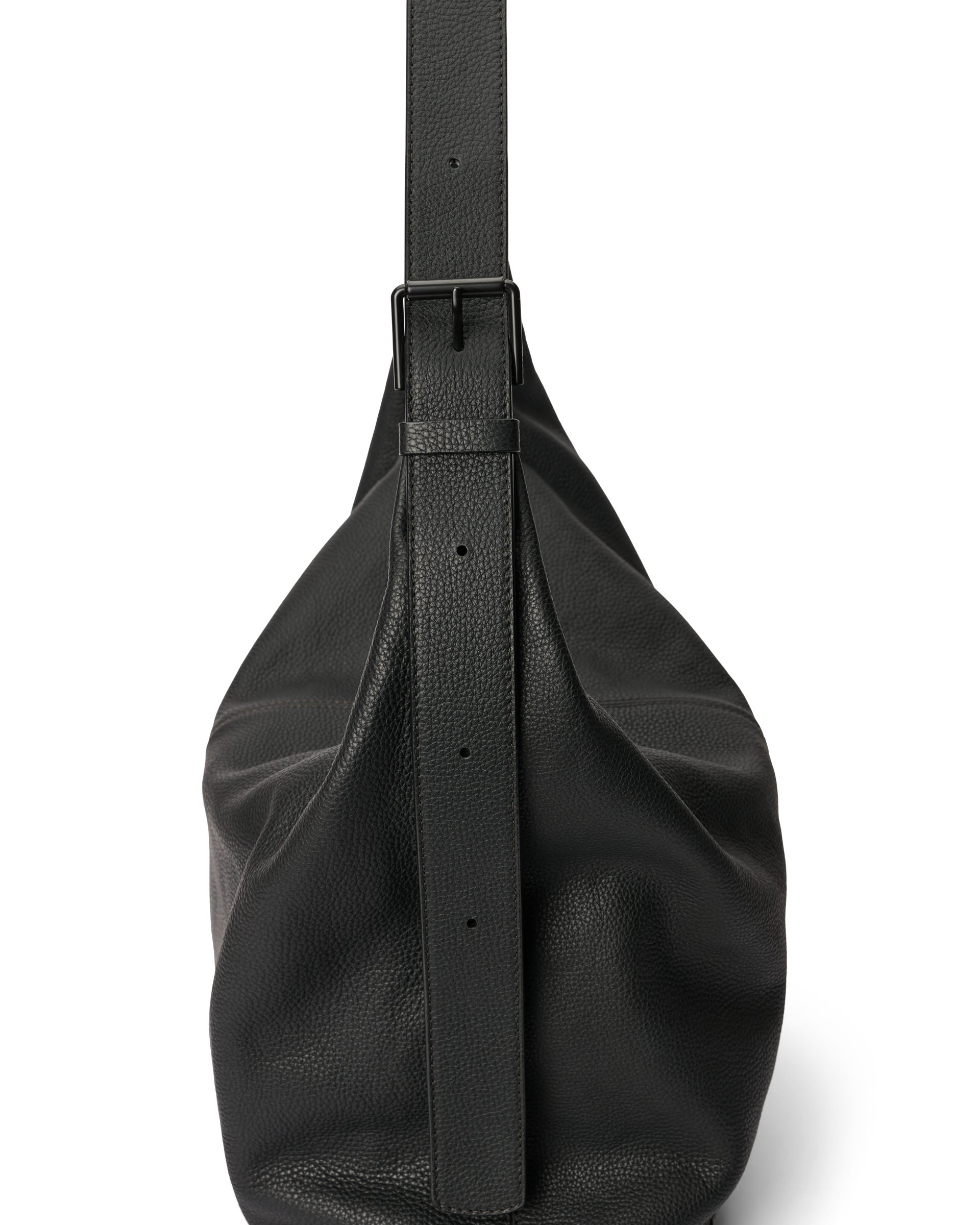 ECCO® Hobo bőr hobo táska - Fekete - Detail-2