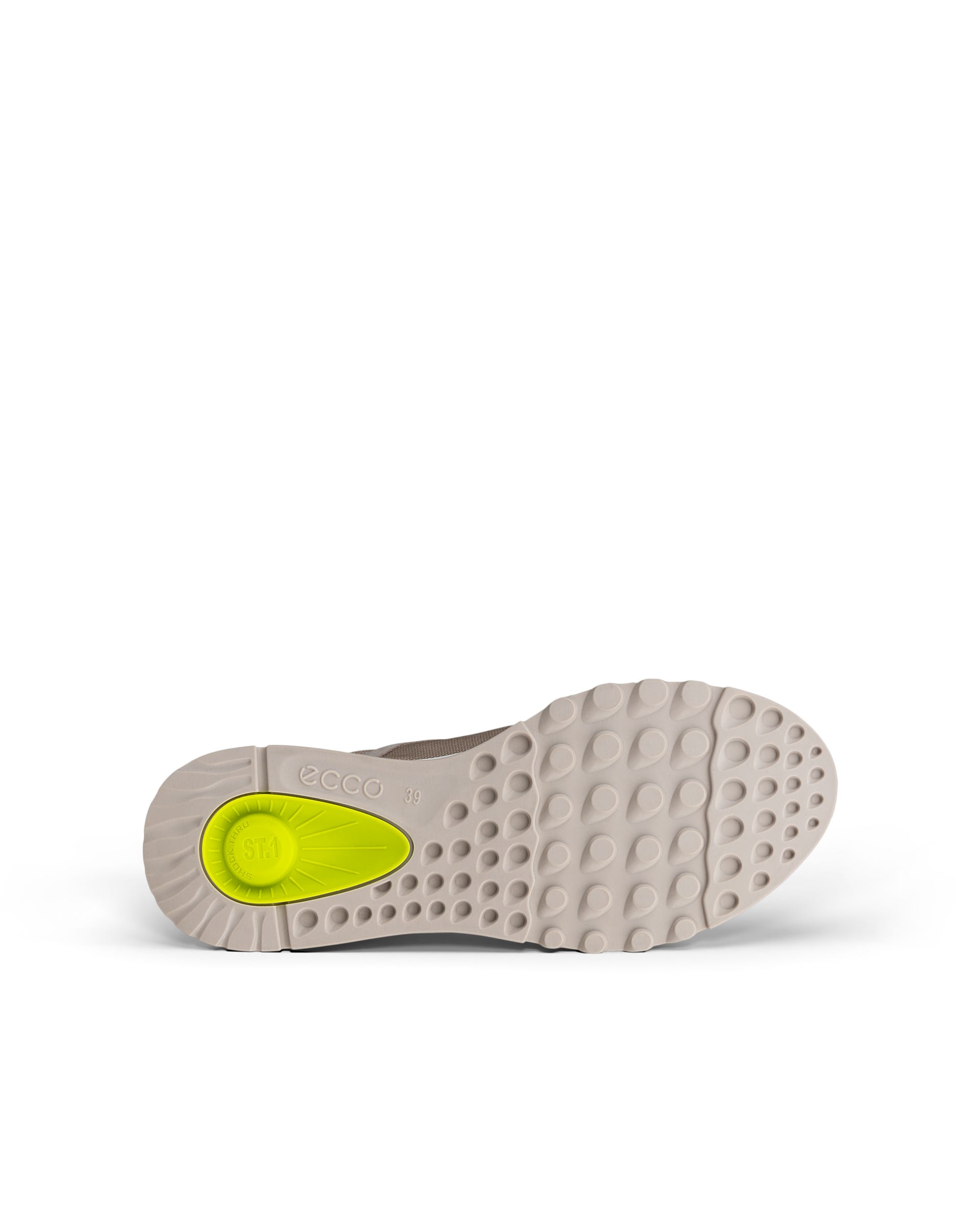 Women's ECCO® Exostride Textile Outdoor Trainer - Grey - Sole