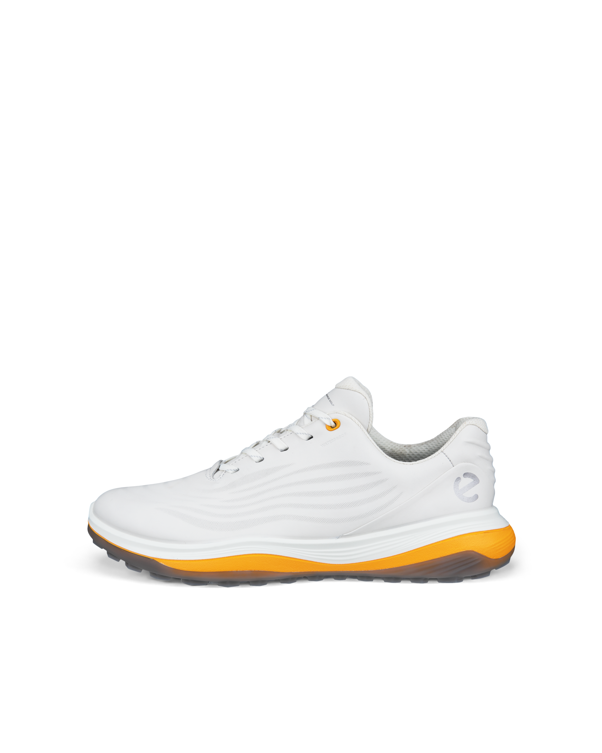 ECCO LT1 GOLF LACE Men メンズ レザーウォータープルーフゴルフシューズ - ホワイト - Outside