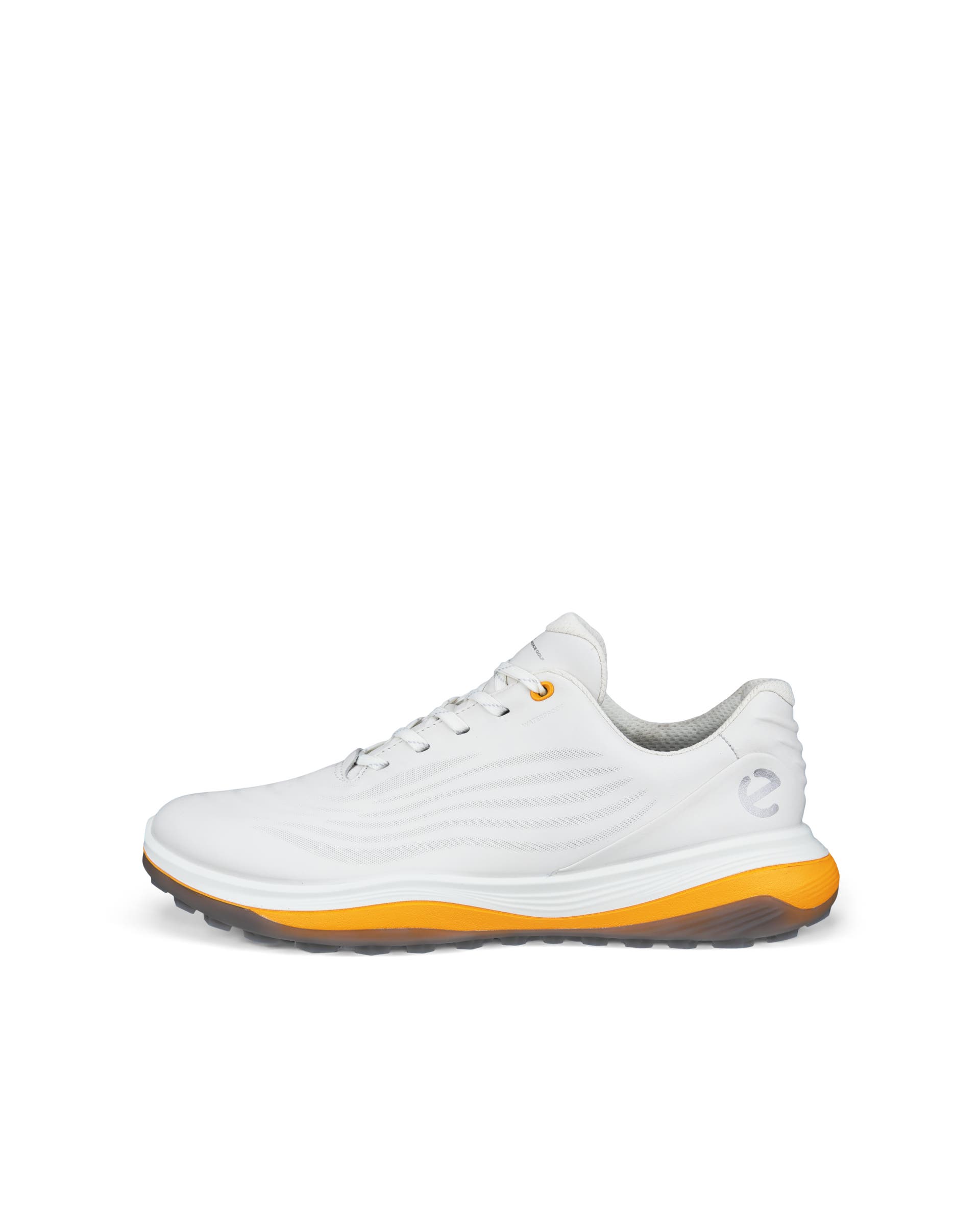 Zapatos golf impermeable de piel ECCO® Golf LT1 para hombre - Blanco - Outside